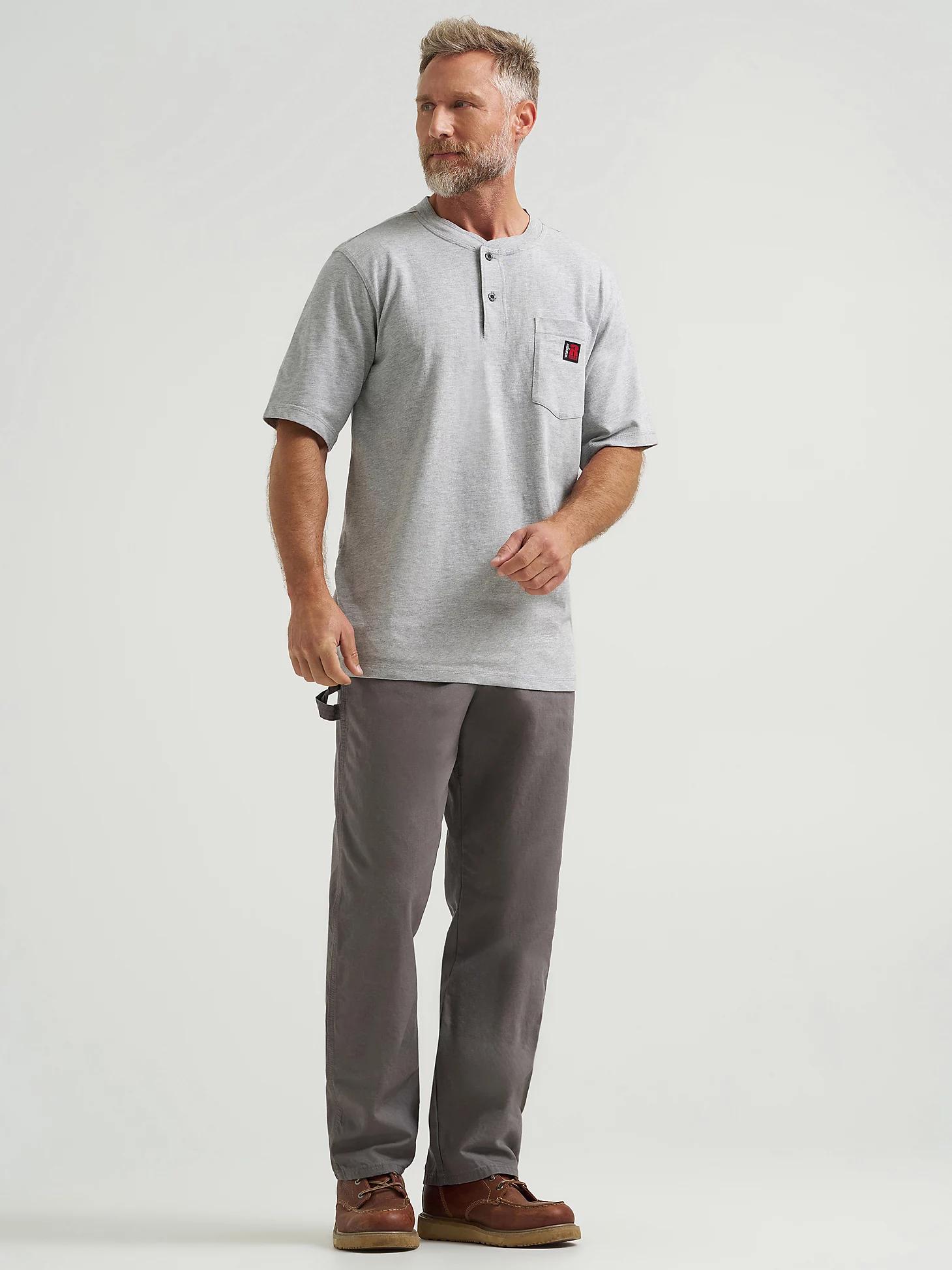 Wrangler® RIGGS Workwear® Short Sleeve Henley | Men's SHIRTS | Wrangler® Product Image