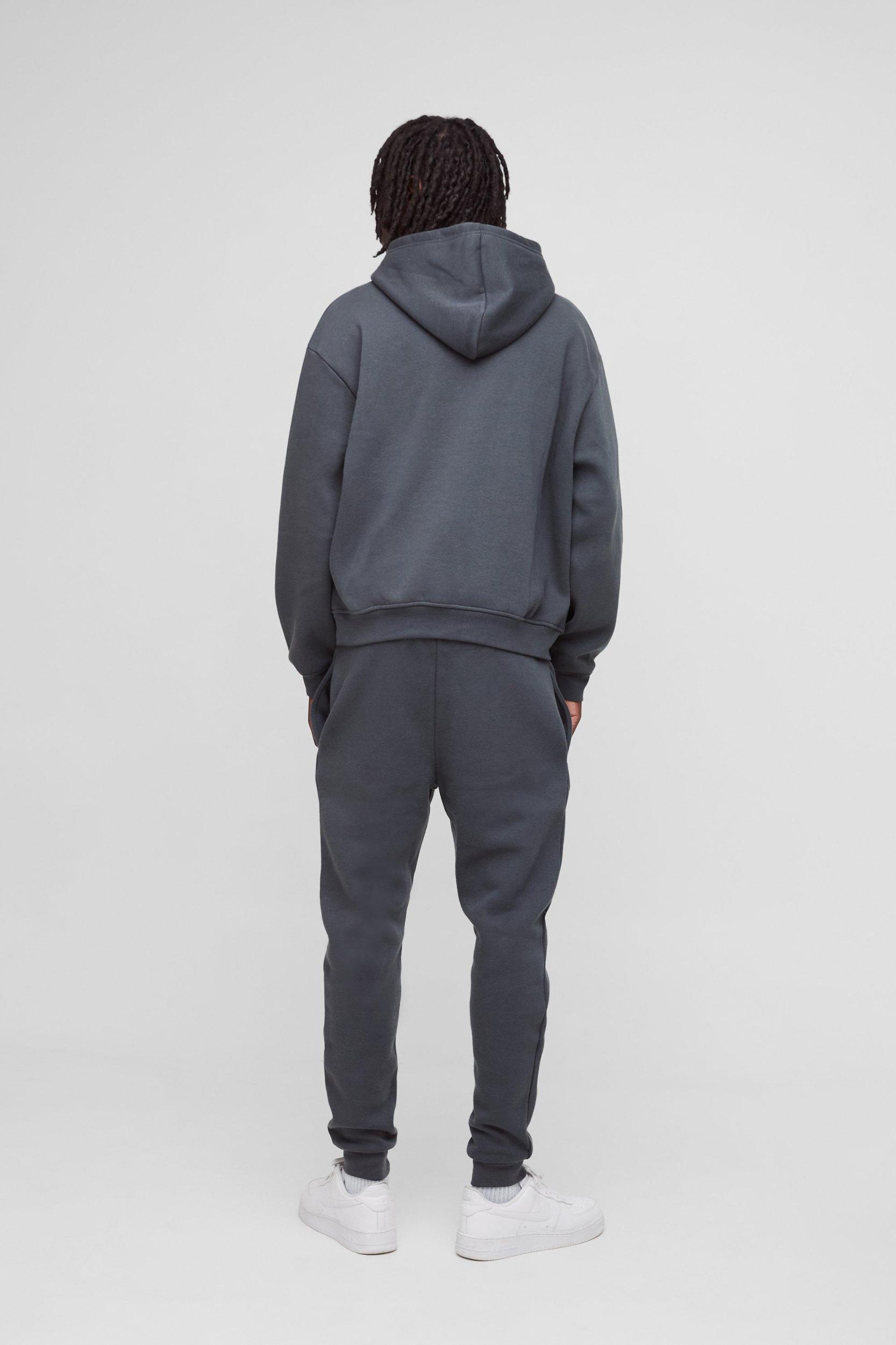 330GSM Basic Slim Fit Sweatpants | boohooMAN USA Product Image