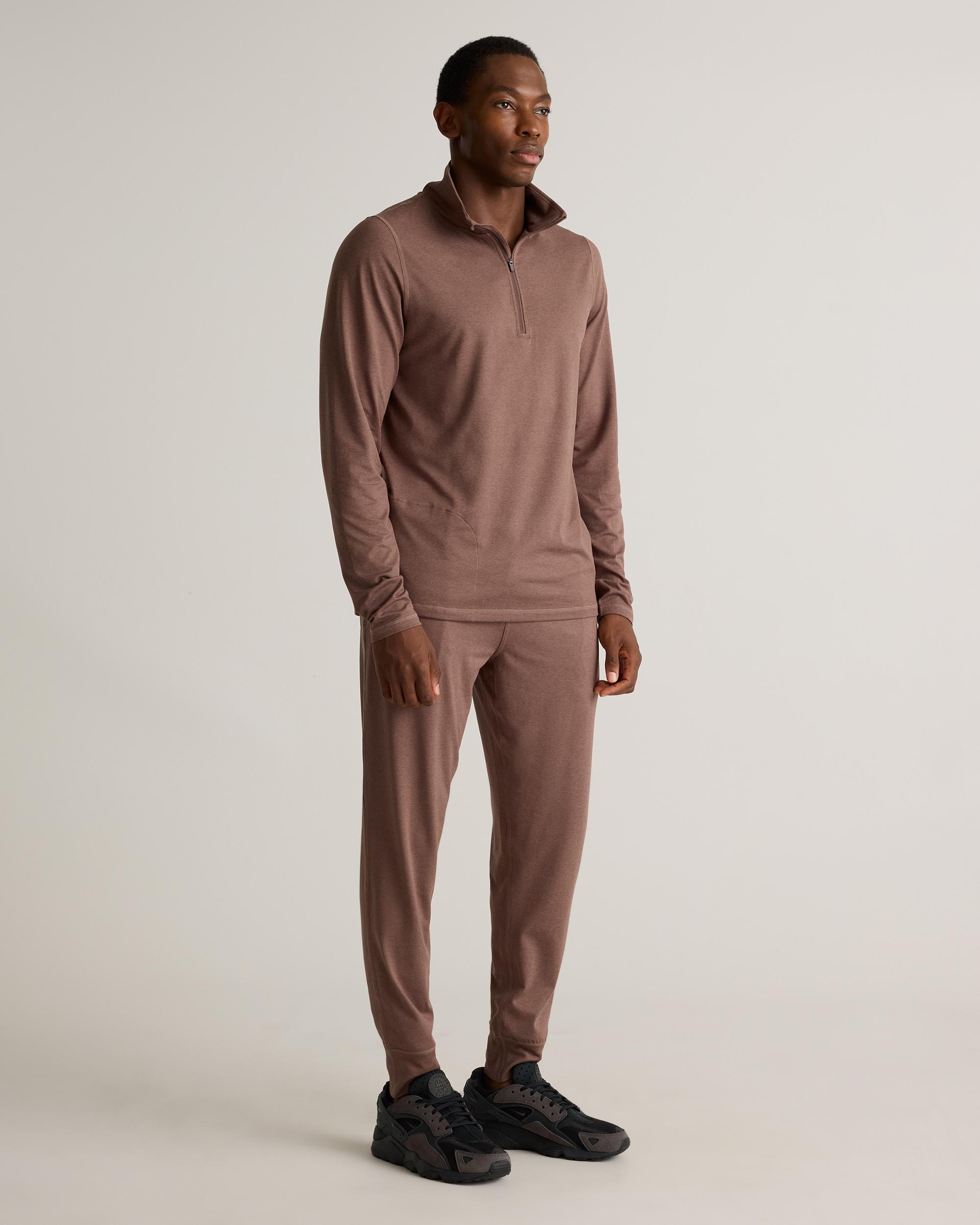 Quince | Men's Flowknit Performance Half-Zip Recycled Polyester Product Image