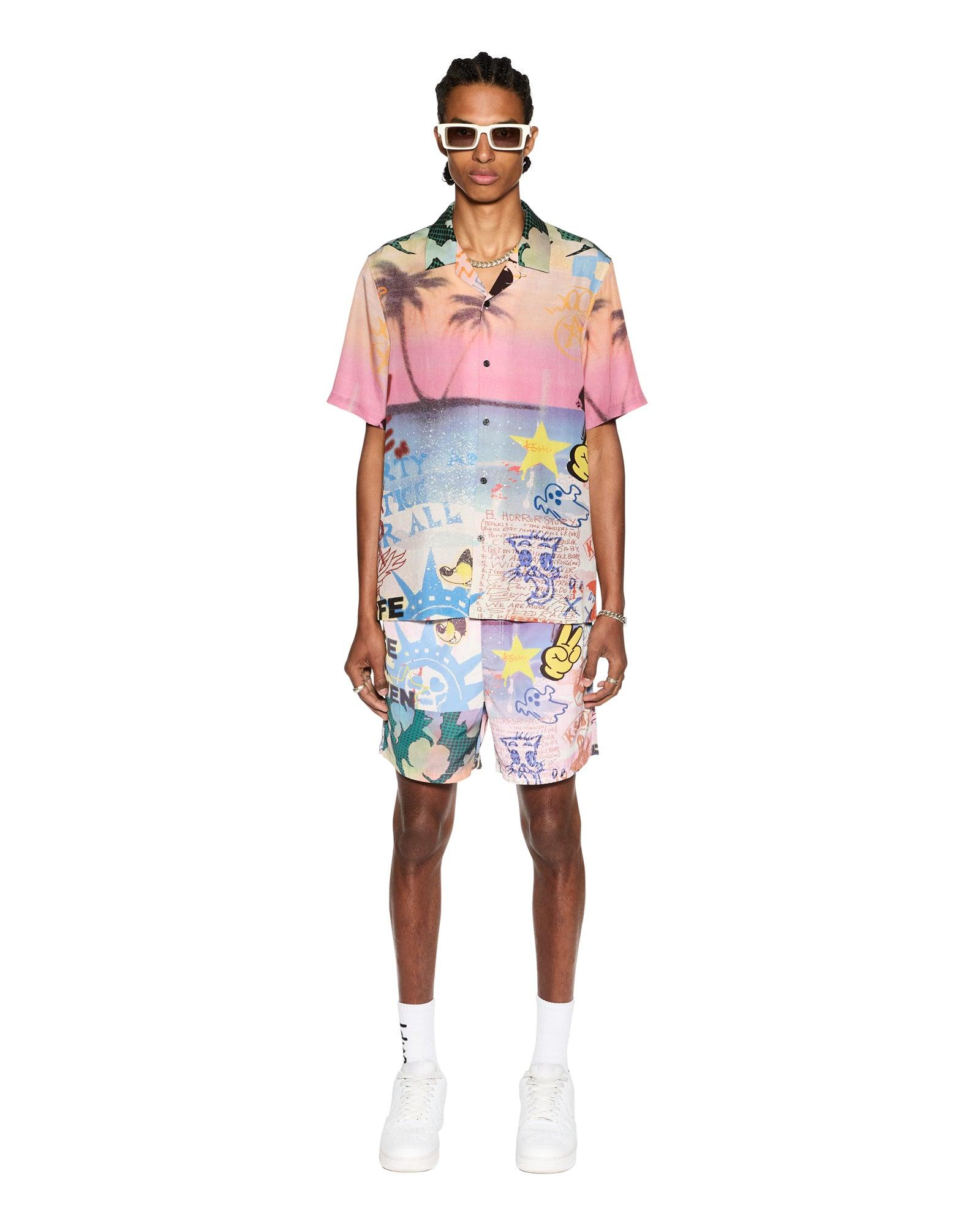 VANDALS RESORT SS SHIRT MULTI Male Product Image