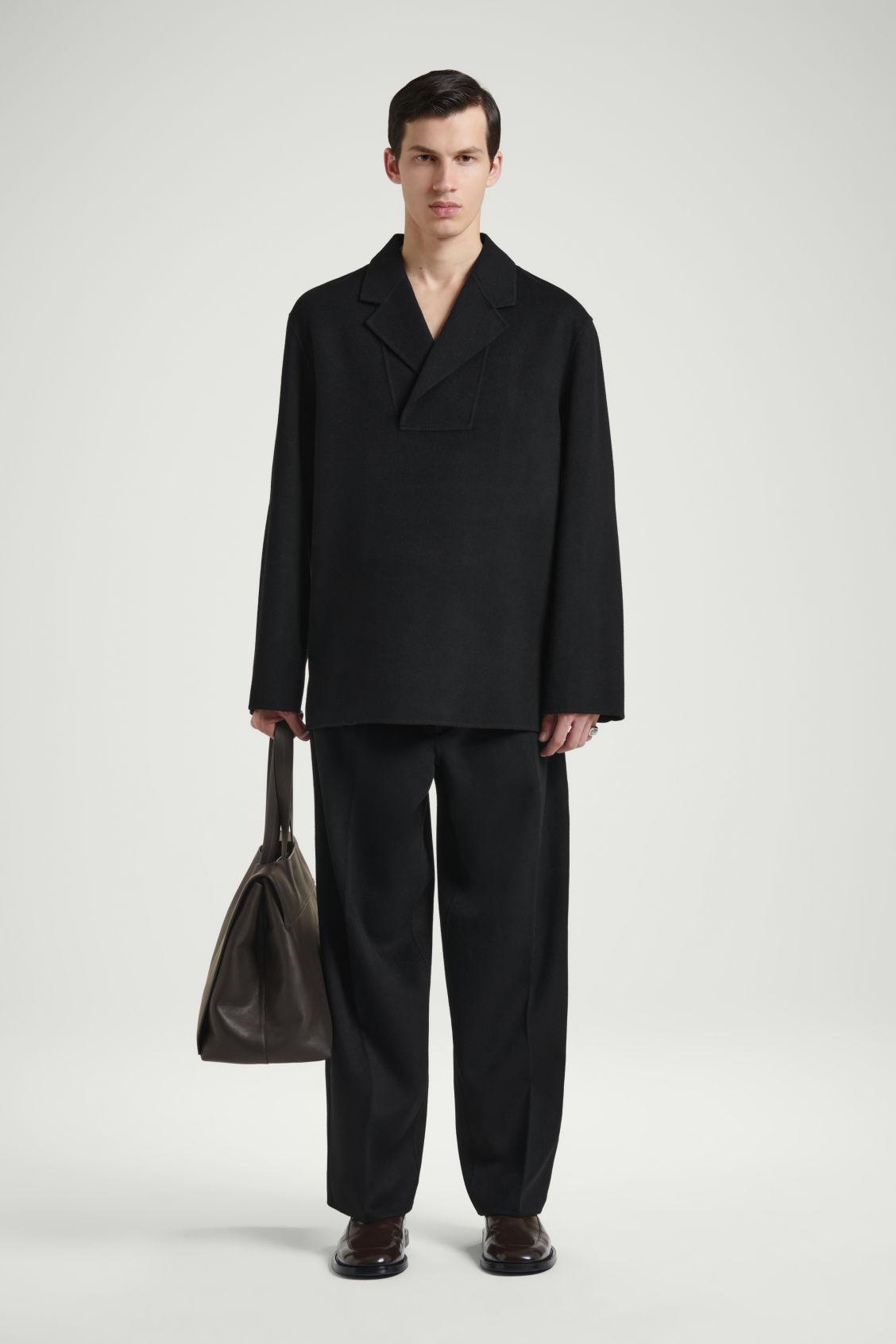 THE HALF-PLACKET OVERSHIRT Product Image