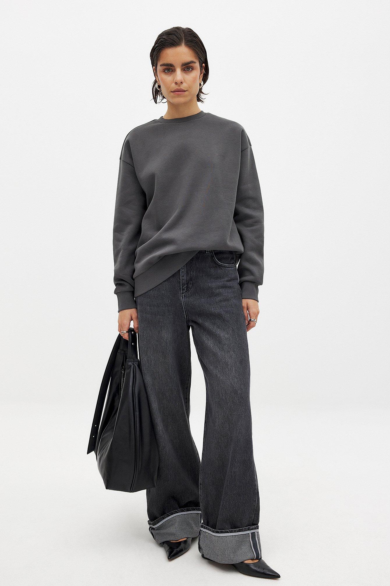 Fold Up Loose Denim Blue Product Image