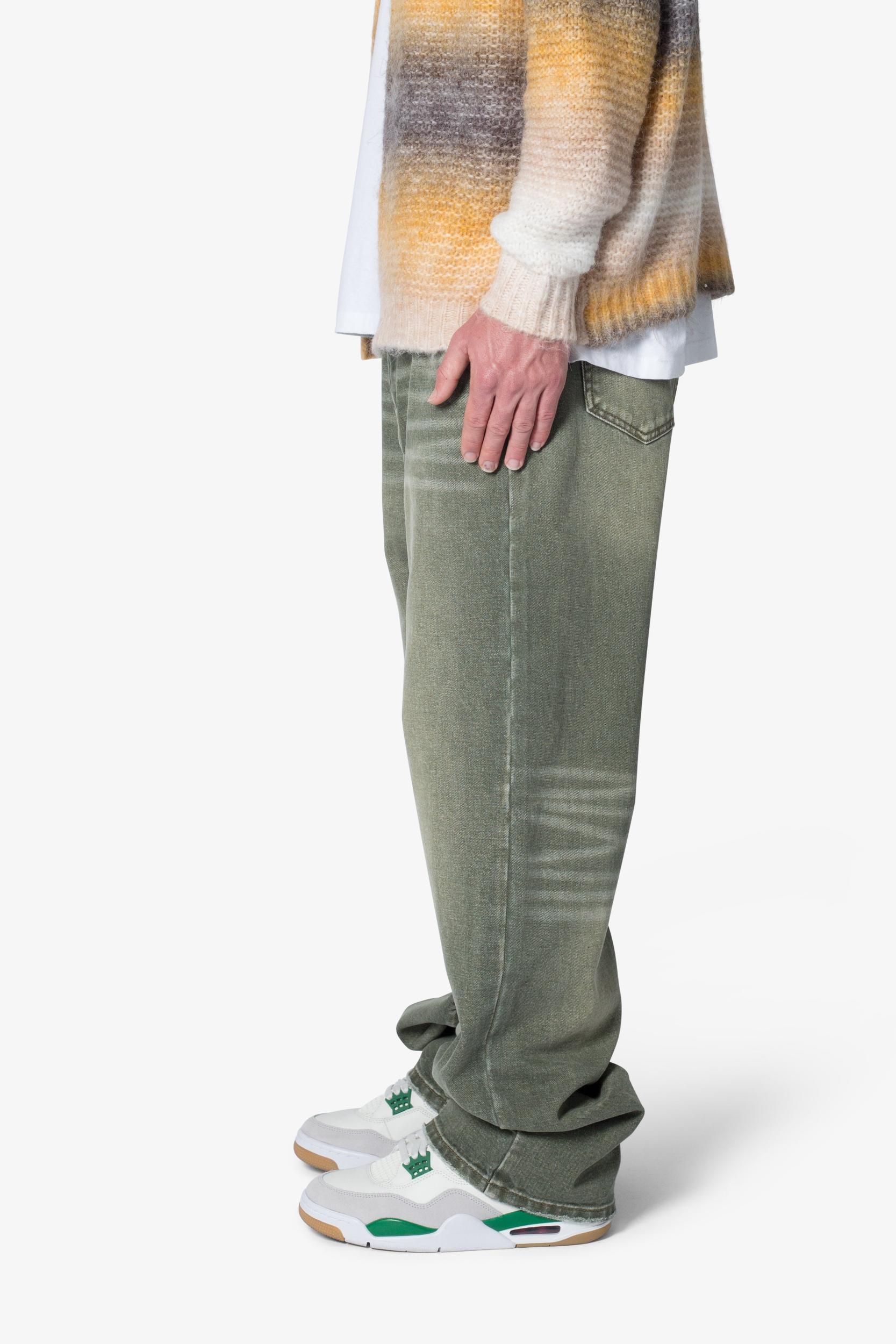 Ultra Baggy Ground Moss Denim - Moss Product Image