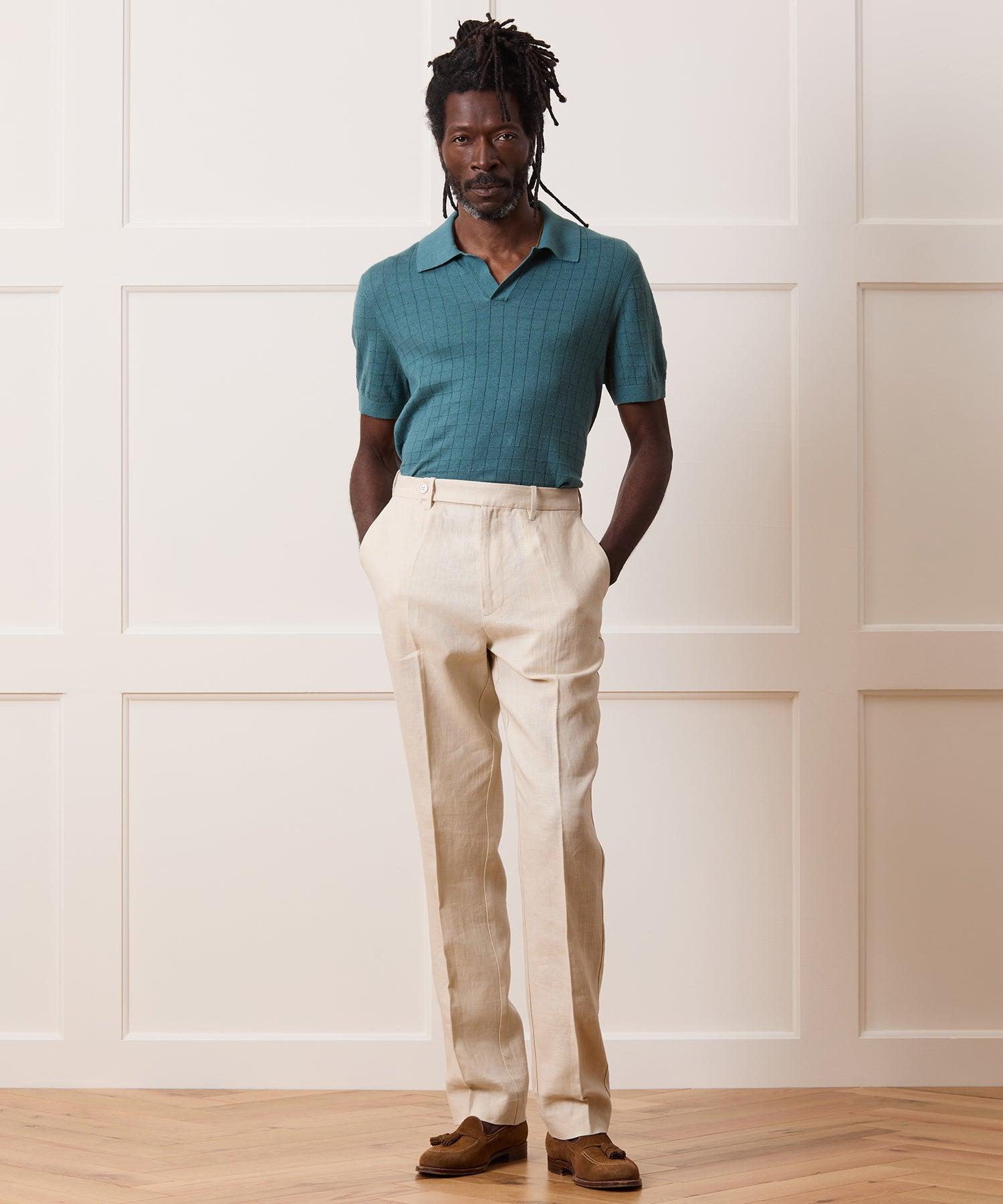 Linen Montauk Sweater Polo Product Image