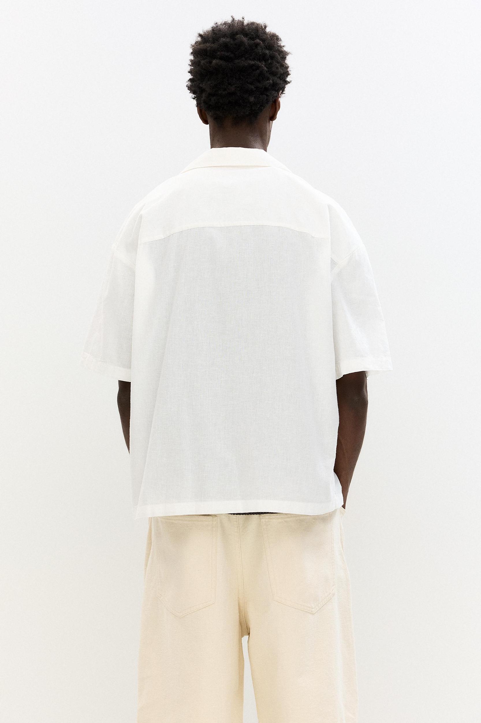 Shirt with floral embroidery Product Image