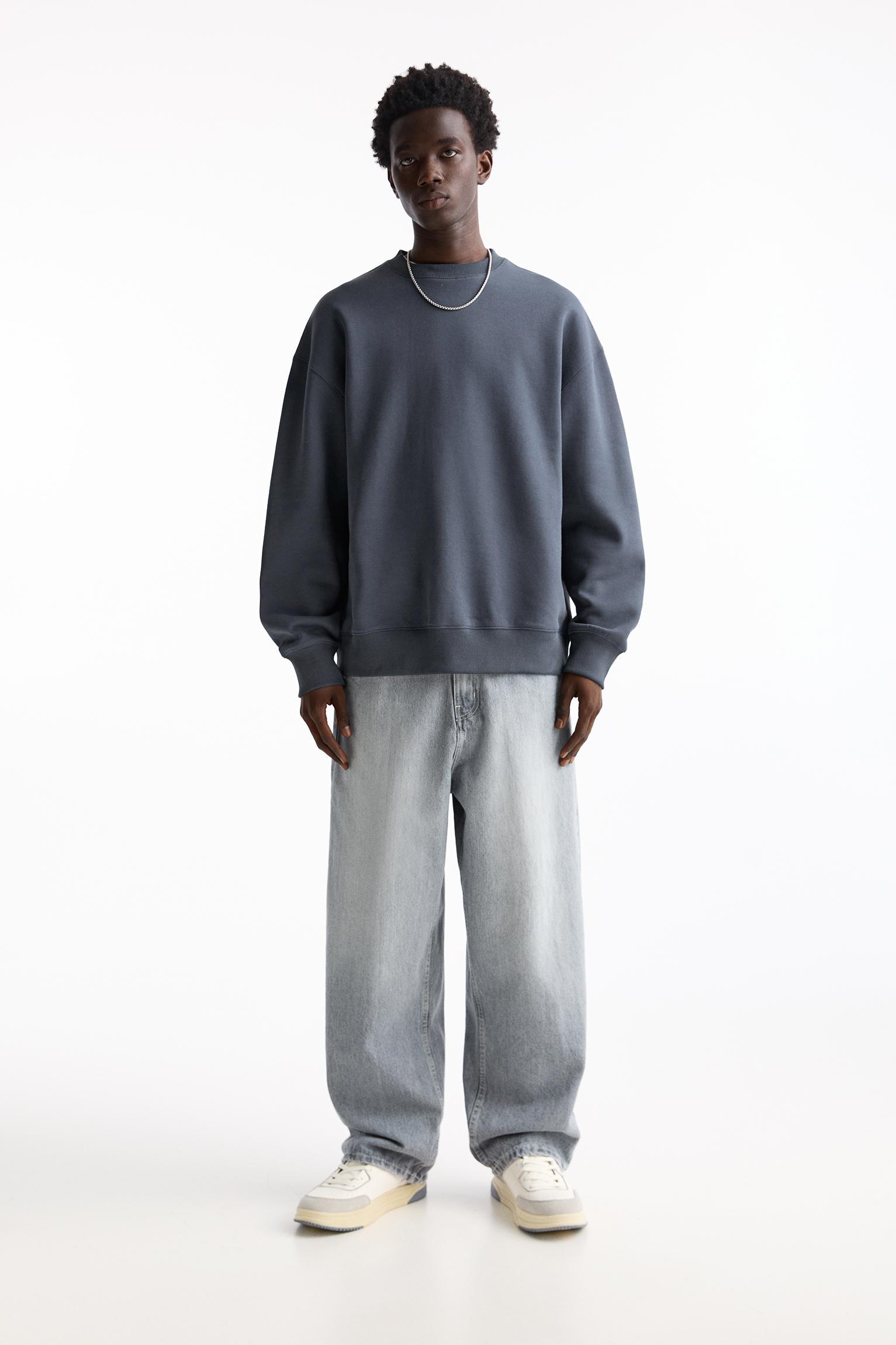 Basic crew neck sweatshirt Product Image