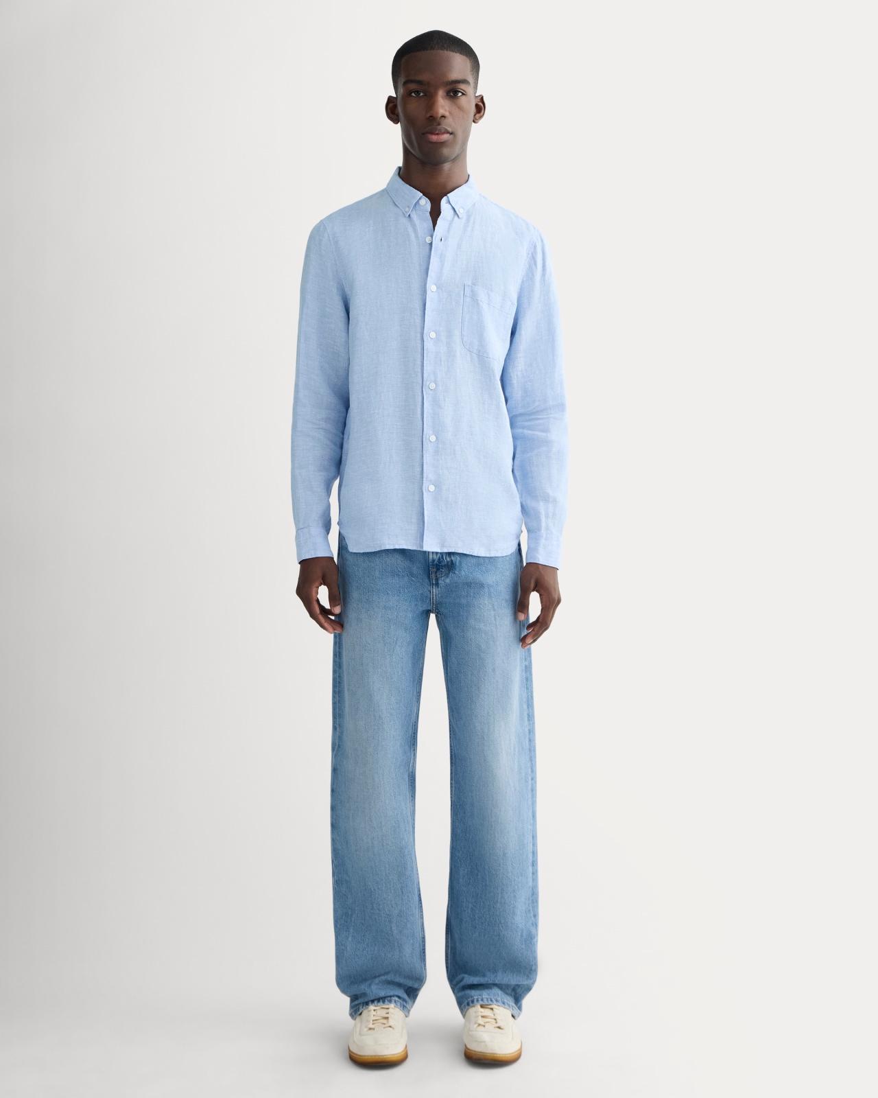 Mens Classic Shirt in Linen by Everlane Product Image