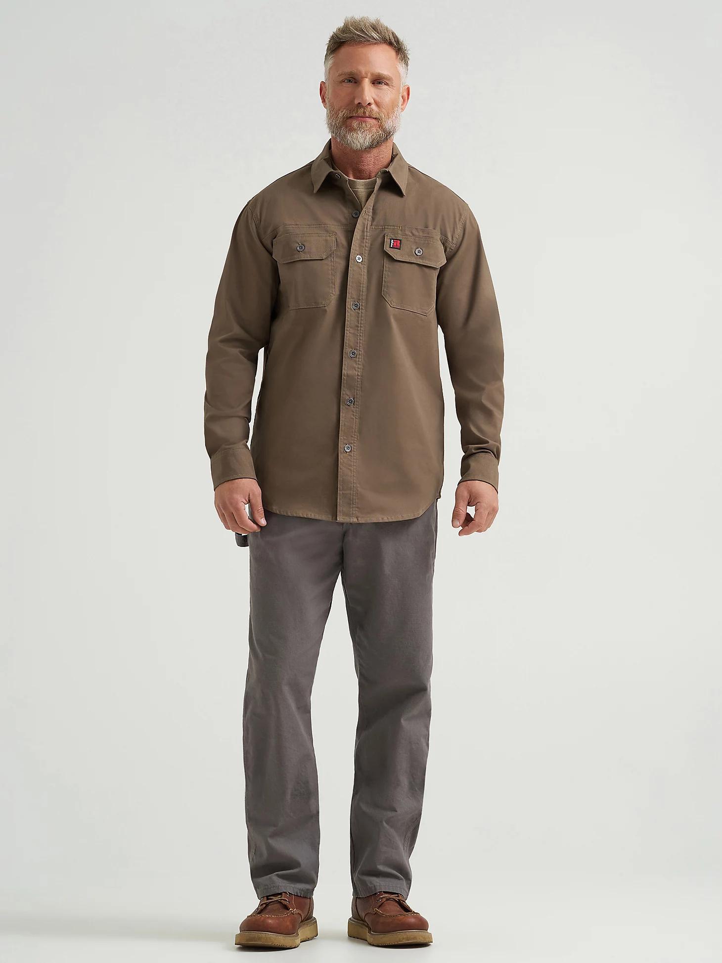 Wrangler® RIGGS Workwear® Ground Cloth Work Shirt | Men's WORKWEAR | Wrangler® Product Image