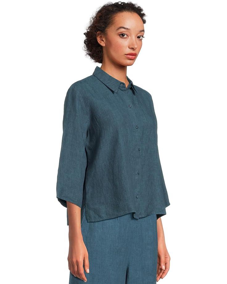 Classic Collar Long Shirt Product Image