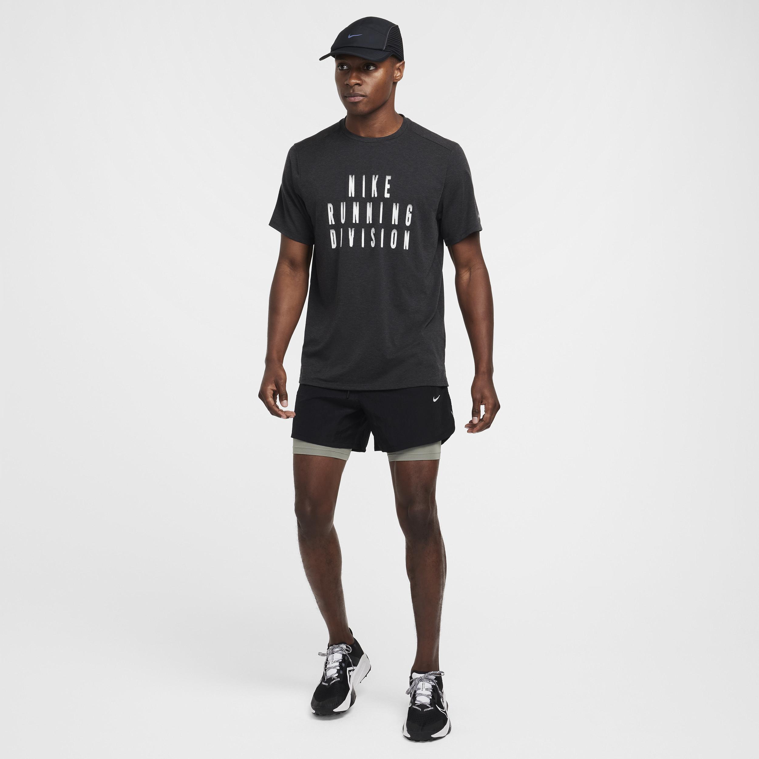 Nike Mens Rise 365 Running Division Dri-FIT Short-Sleeve Running Top | FZ1129-010 Product Image