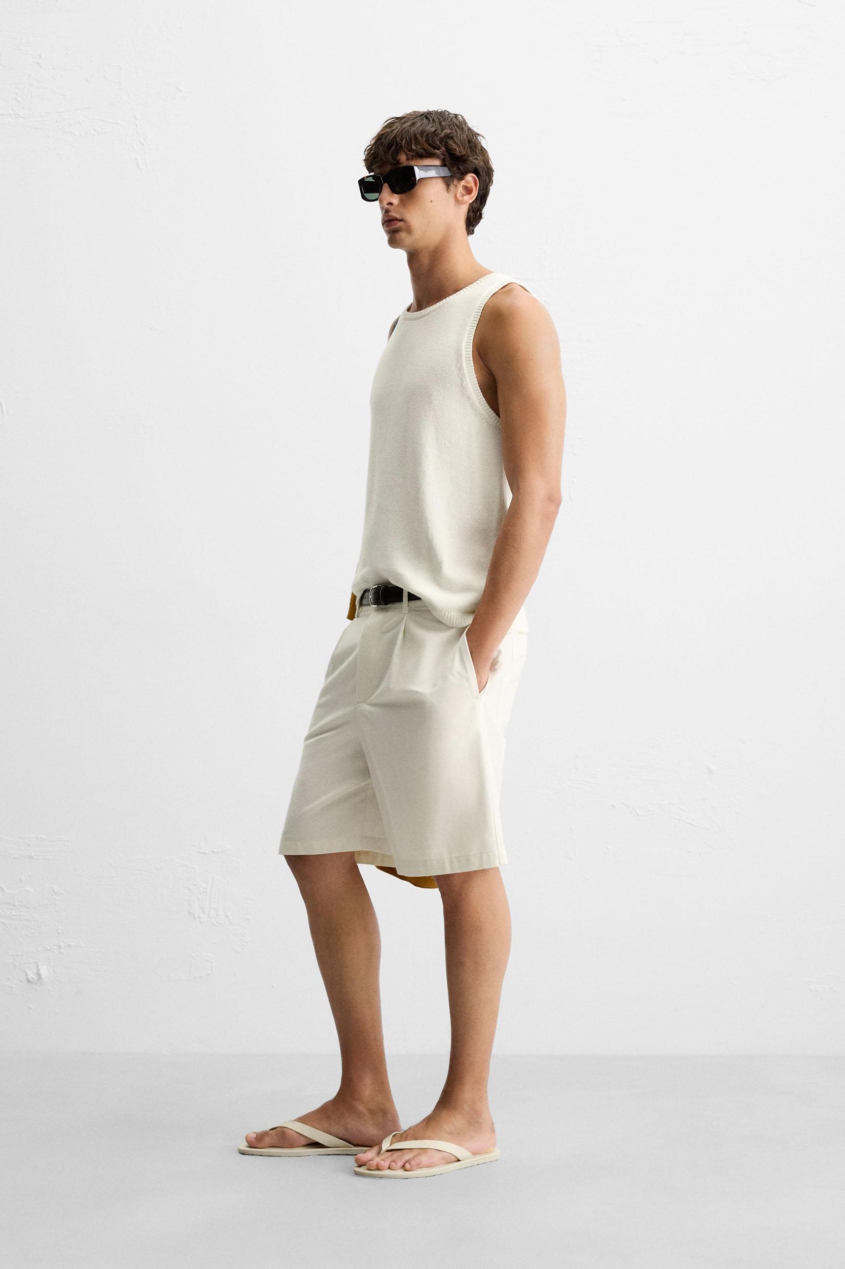 TEXTURED KNIT TANK TOP Product Image