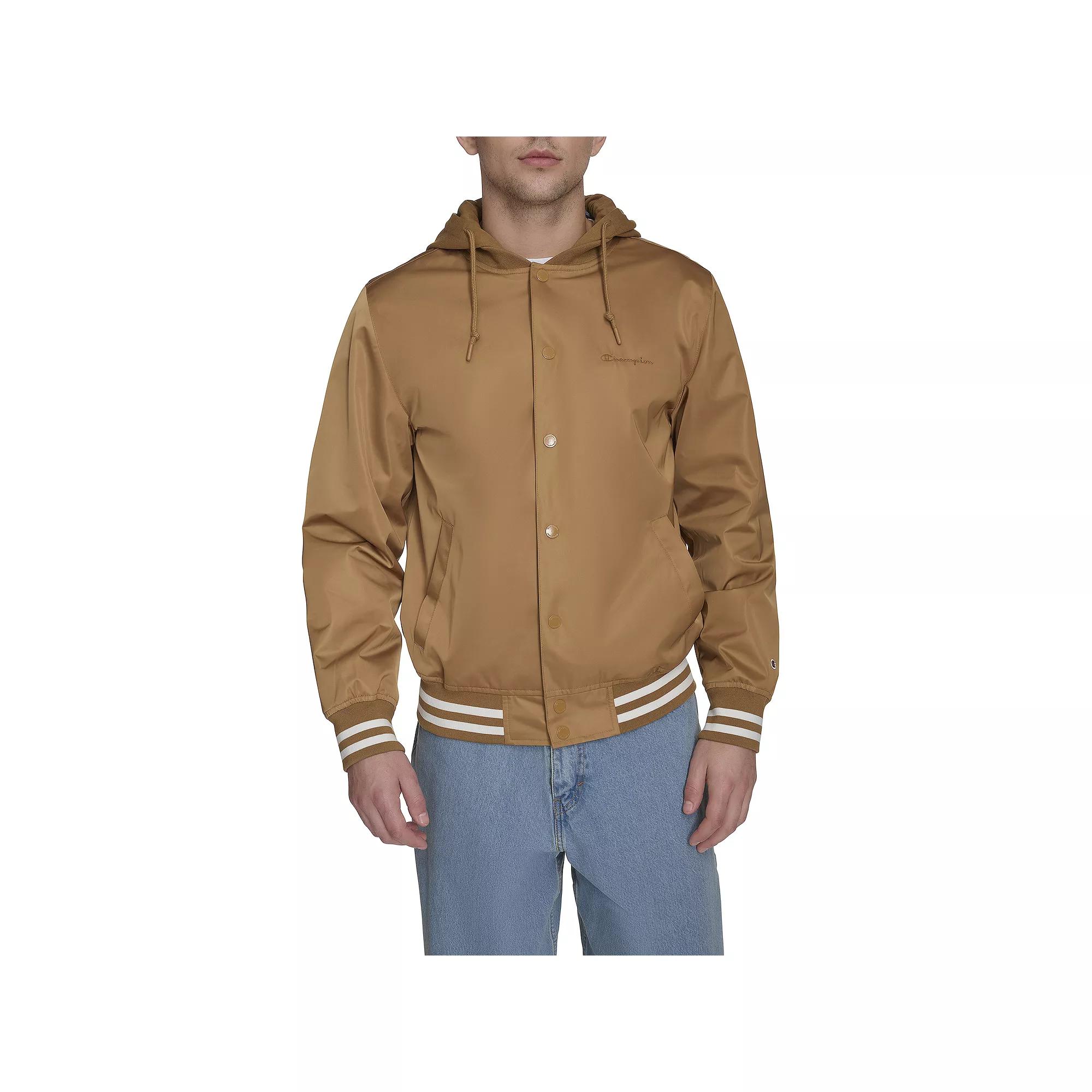 Men's Champion® Hooded Varsity Jacket,  Product Image