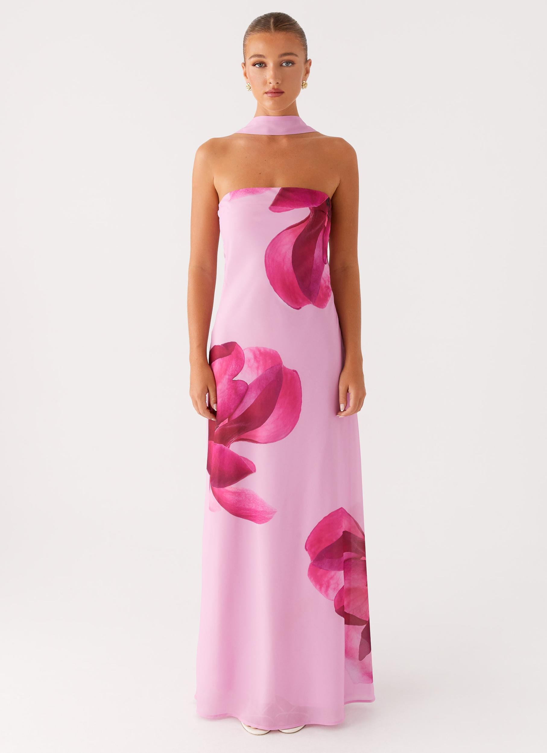 Prim Maxi Dress - Pastel Pink Product Image