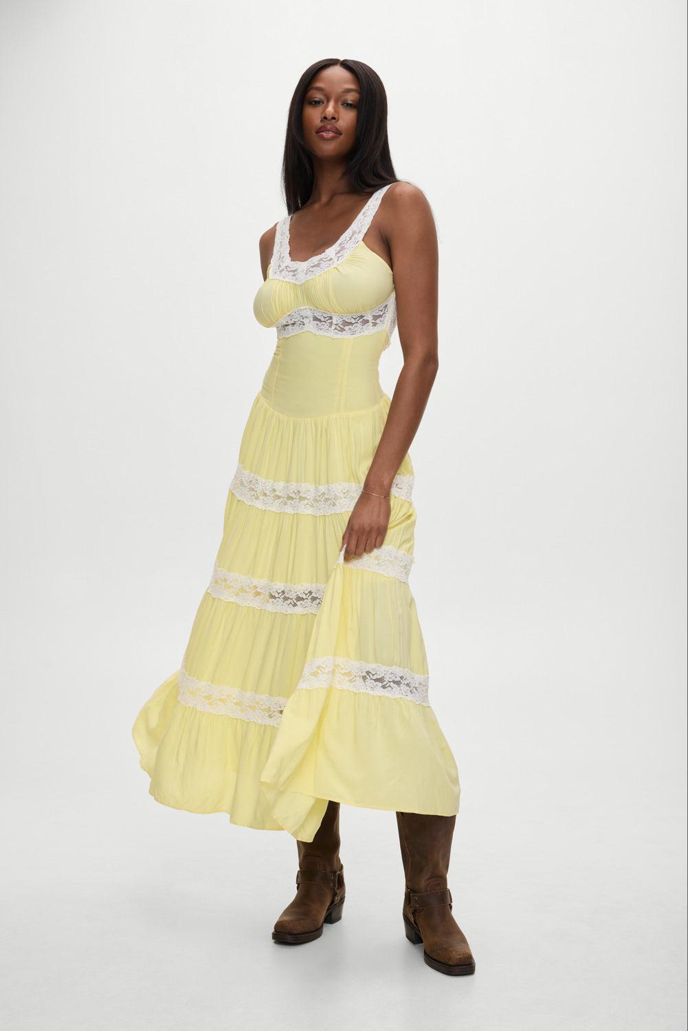 Dakota Maxi Dress - Sunflower Product Image