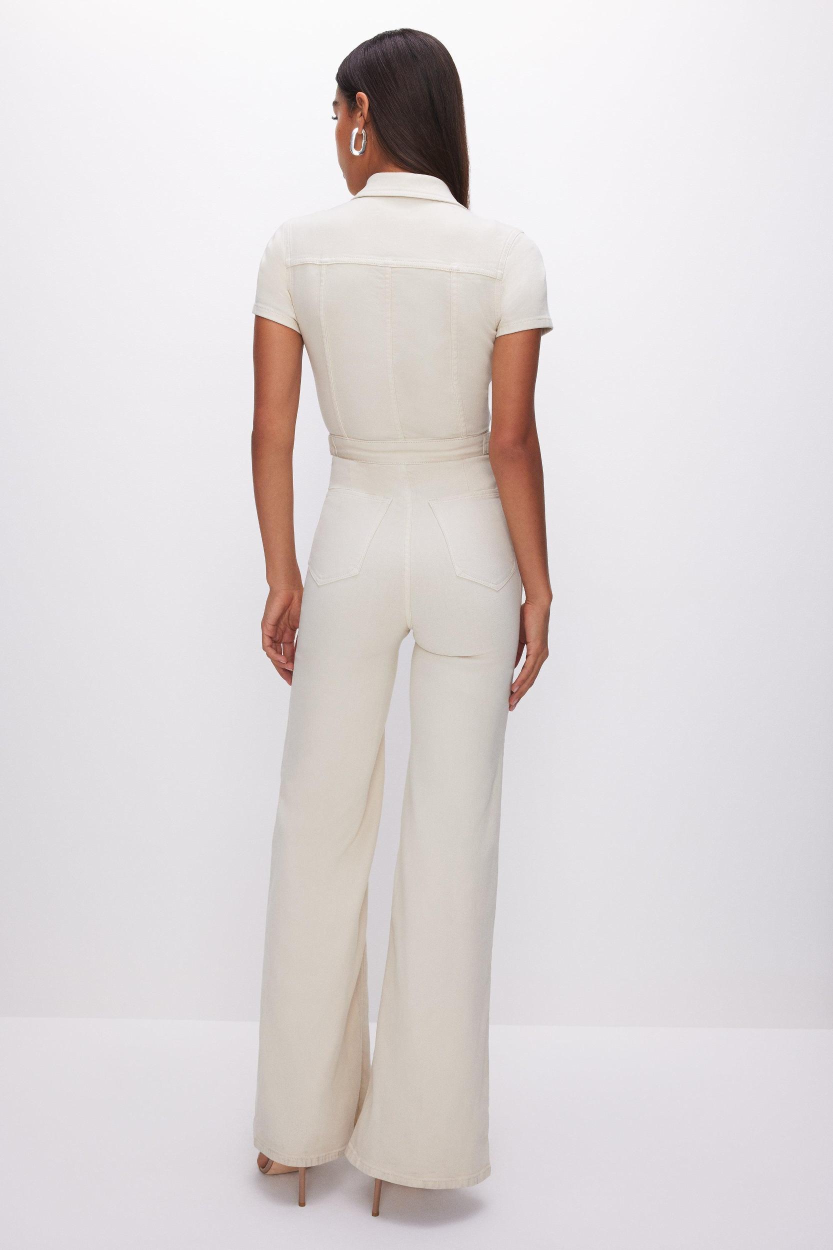 FIT FOR SUCCESS PALAZZO JUMPSUIT | BONE001 Product Image