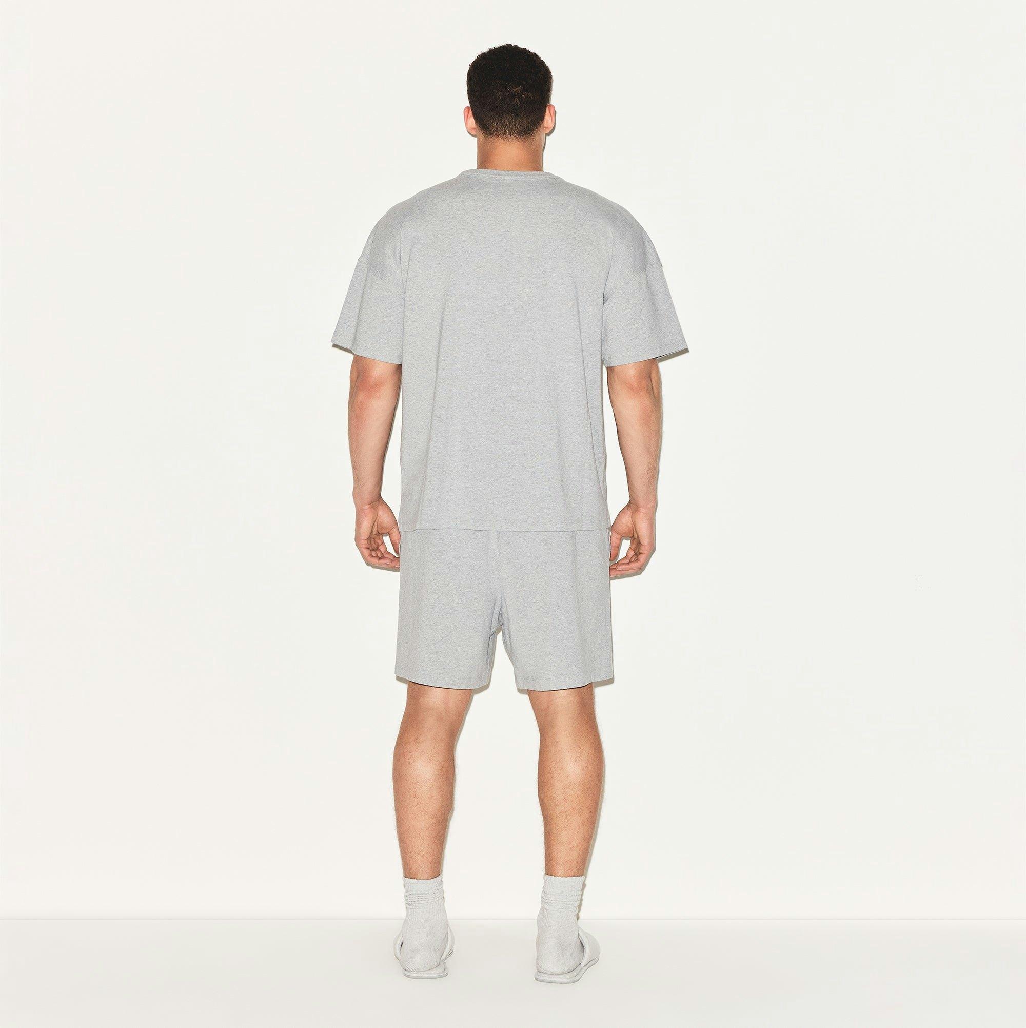 JERSEY LOUNGE MENS OVERSIZED T-SHIRT | HEATHER GREY Product Image