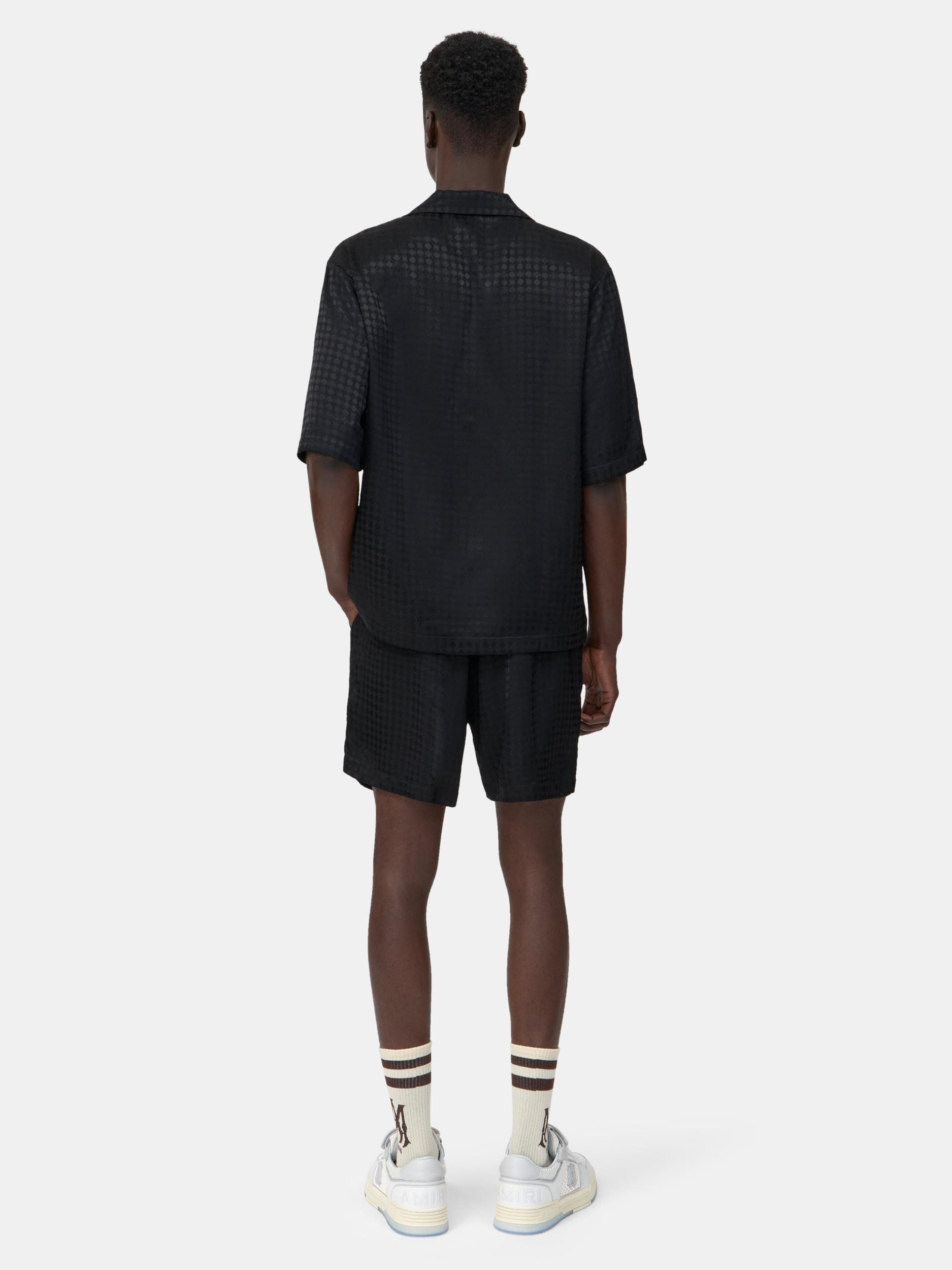 MA QUAD JACQUARD CAMP SHIRT - Black Male Product Image