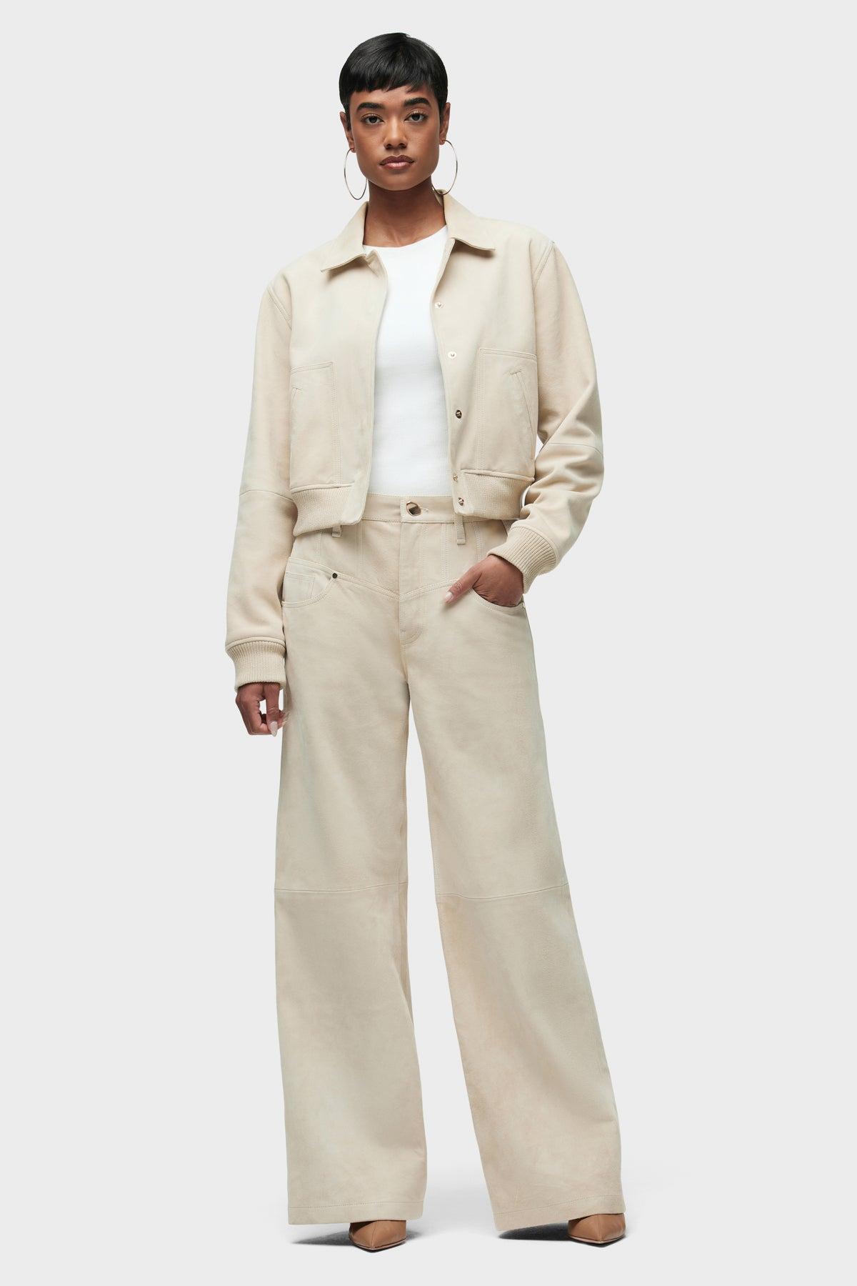 Jodie Seamed Front Yoke Wide Leg Female Product Image