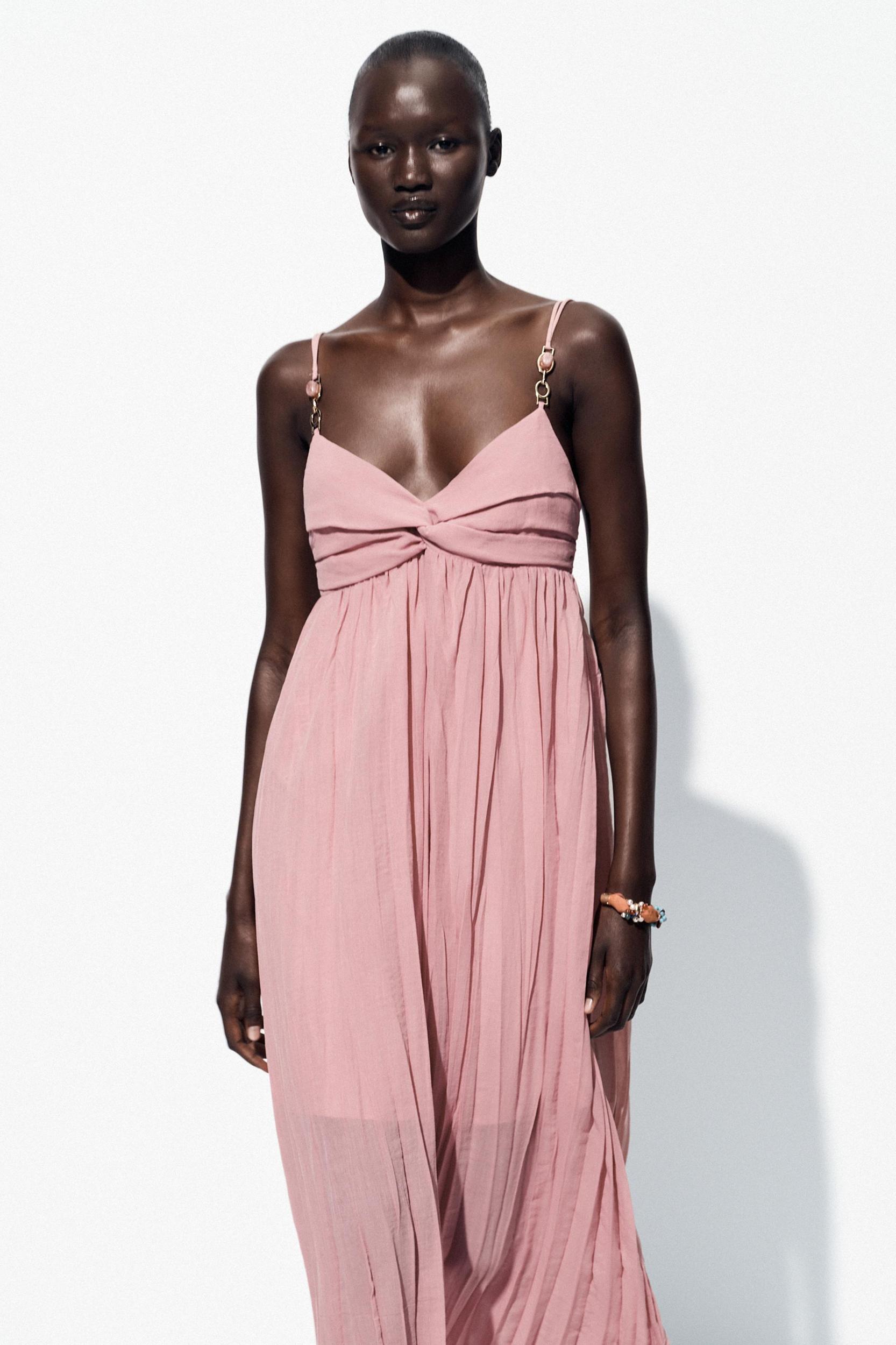 MIDI DRESS WITH APPLIQUÉS Product Image