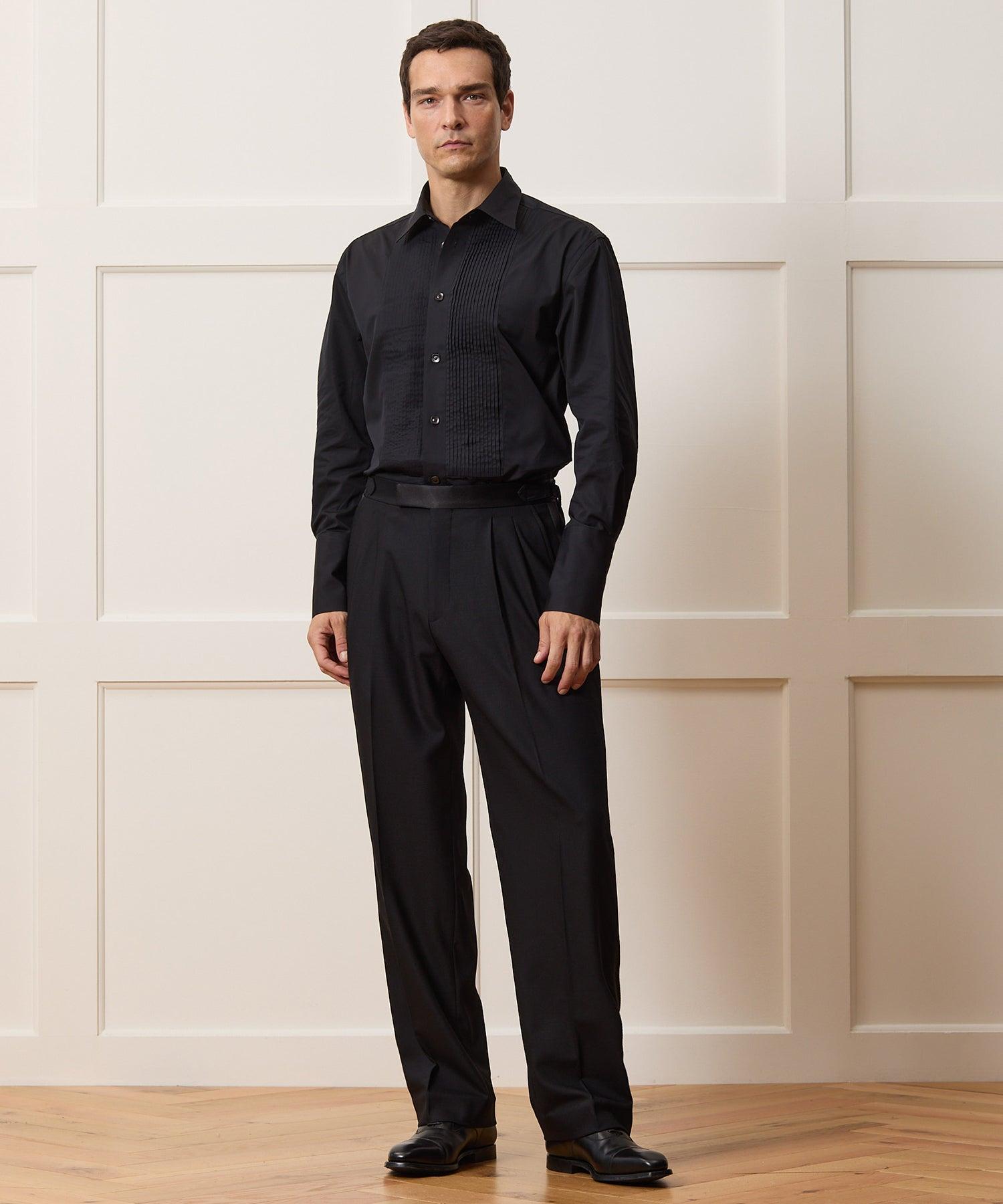 Armando Cabral Pleat Bib Tuxedo Shirt Product Image