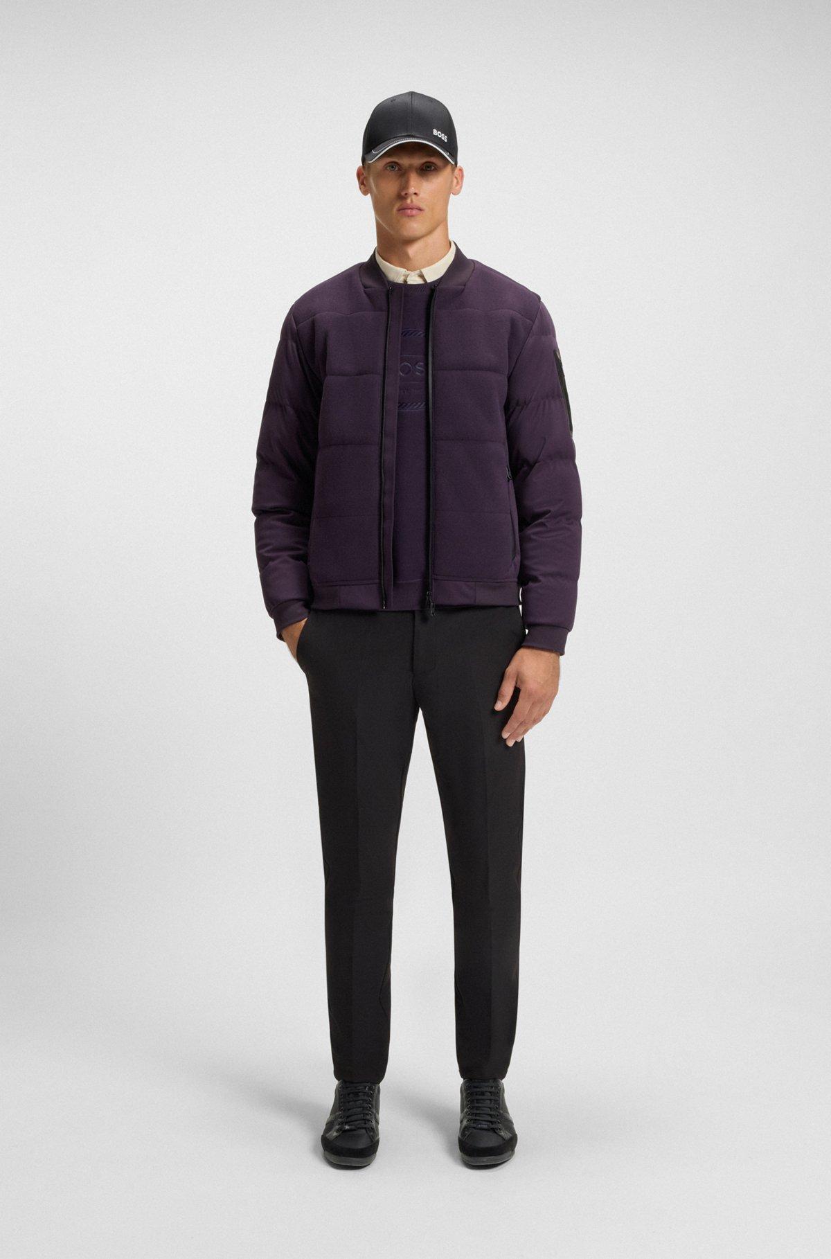 Mixed-material trainers with suede and faux leather Product Image