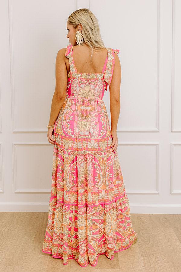 Sunshine Serenade Floral Maxi Dress Product Image
