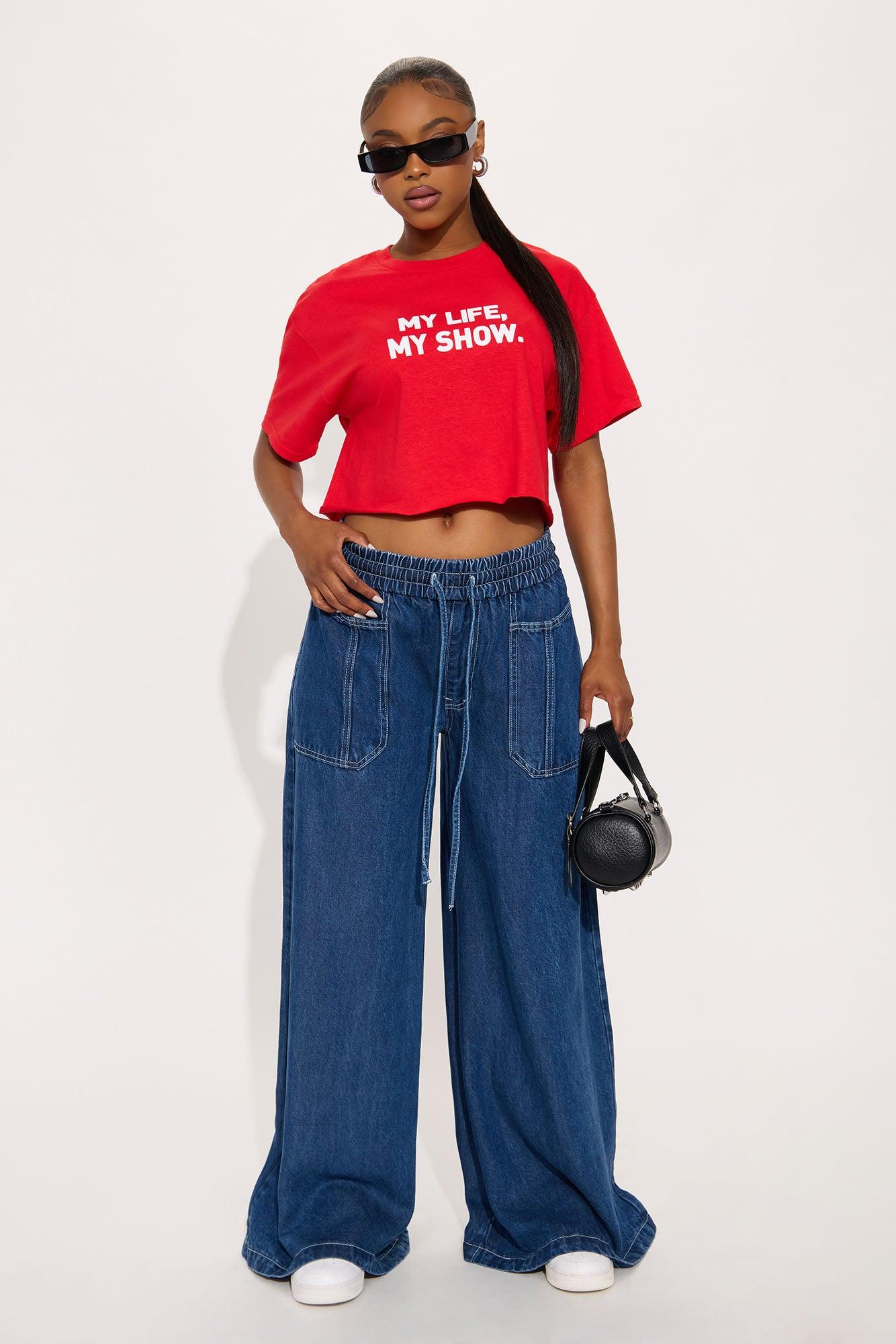 My Life My Show Tee - Red Female Product Image