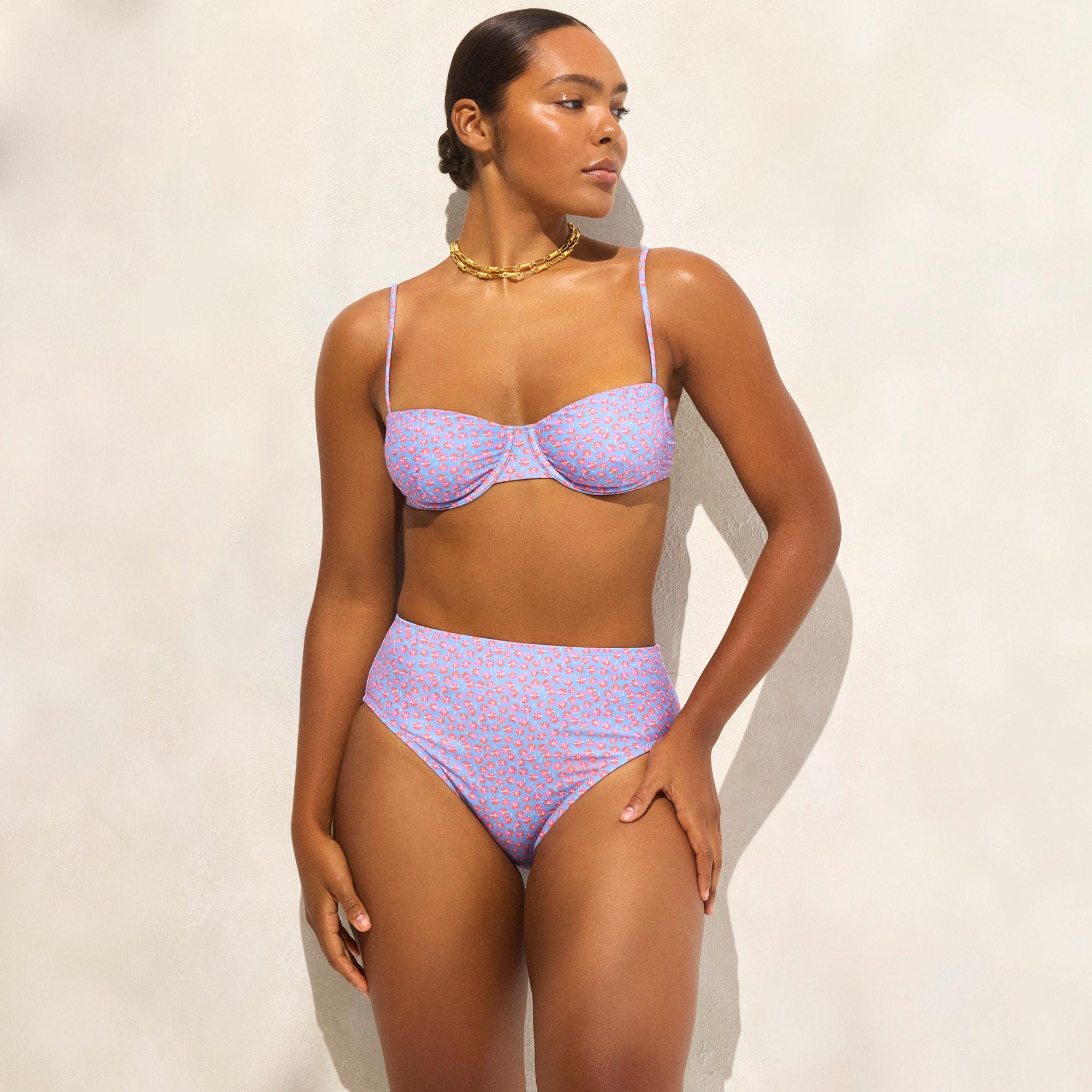 Hallie bikini bottom in summer fields print Product Image
