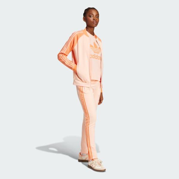 adidas Adicolor SST Track Pants Glow Pink 2XS Womens Product Image