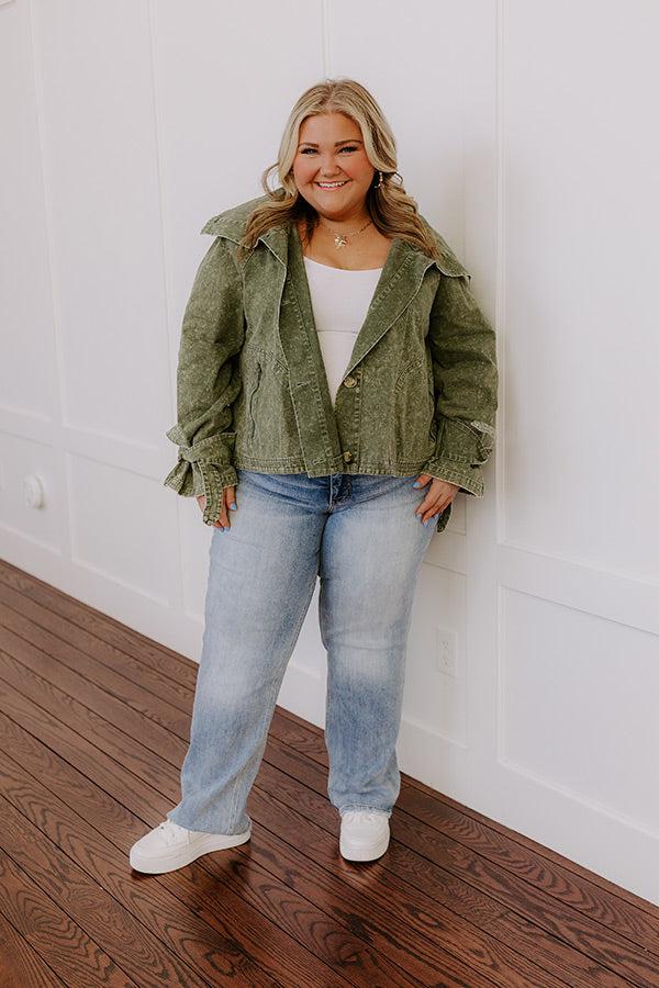 Fresh Breeze Vintage Wash Jacket Curves Product Image