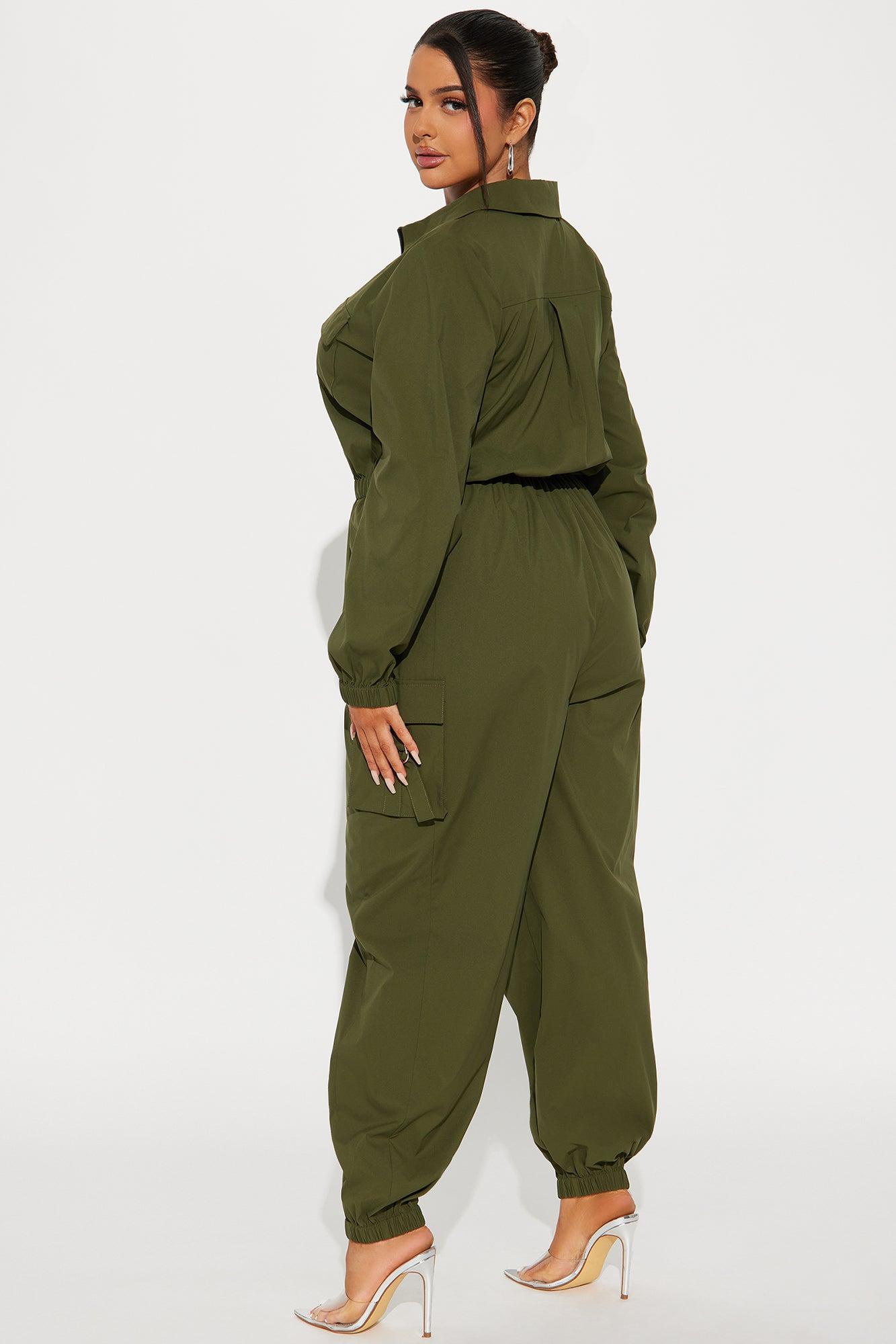 Emerla Jumpsuit - Olive Product Image