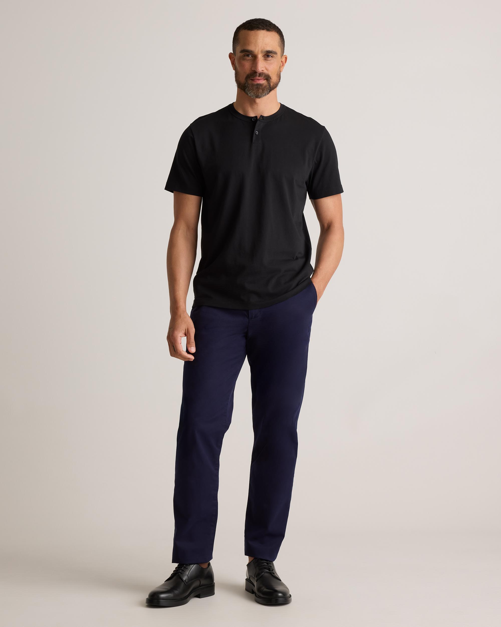 Quince | Men's 100% Pima Cotton Luxe Touch Henley Organic Cotton Product Image