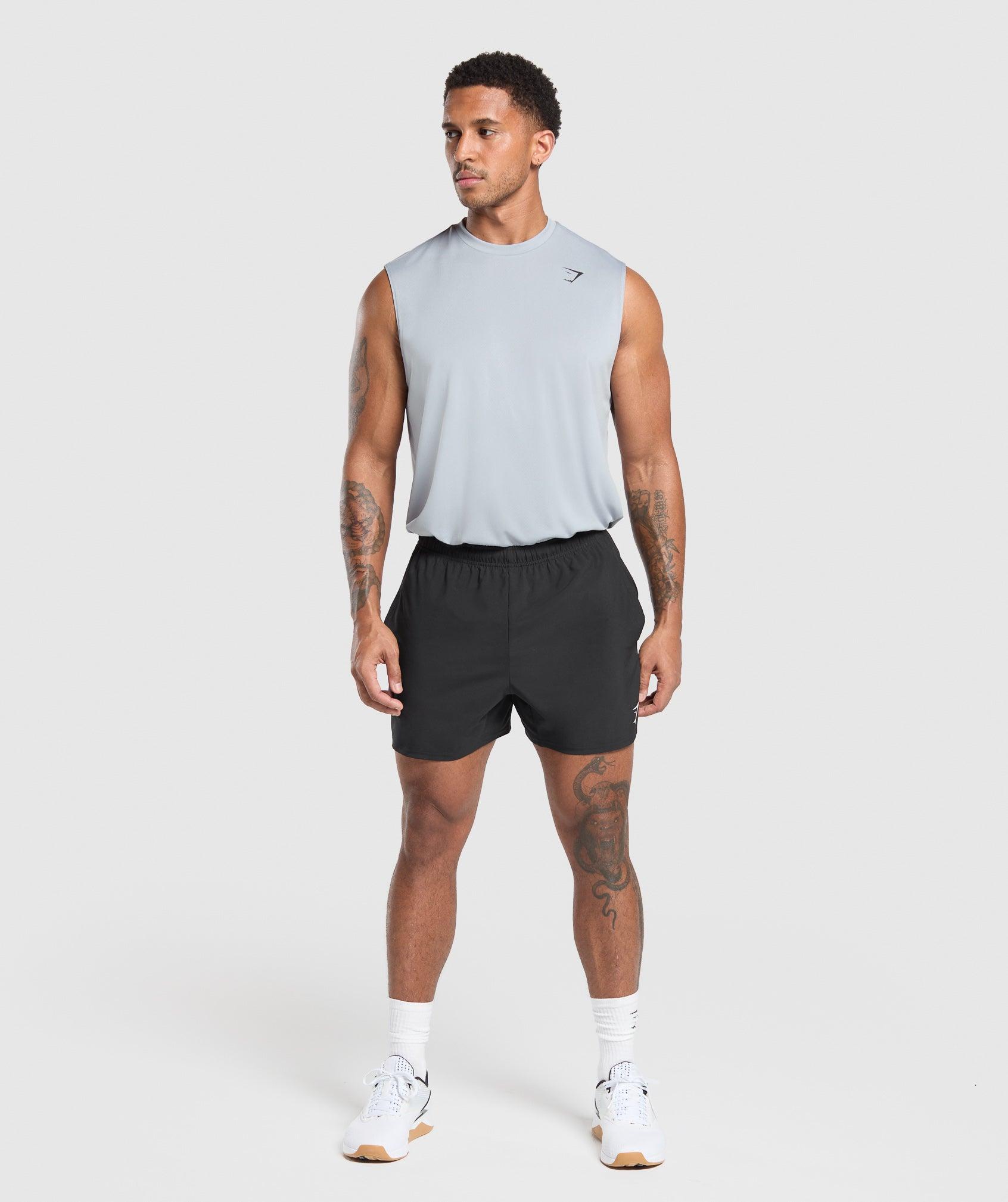 Gymshark Arrival Oversized Tank - Metal Purple Male Product Image