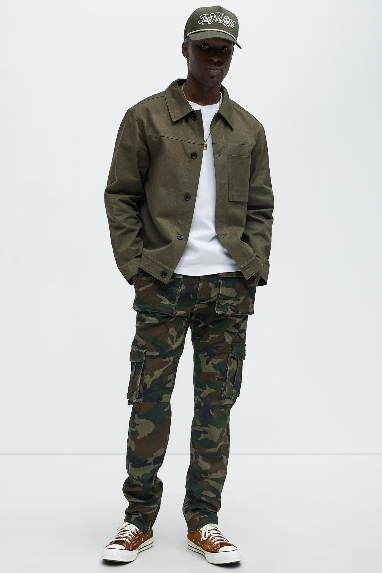 Hunter Slim Cargo Pants - Camouflage Product Image