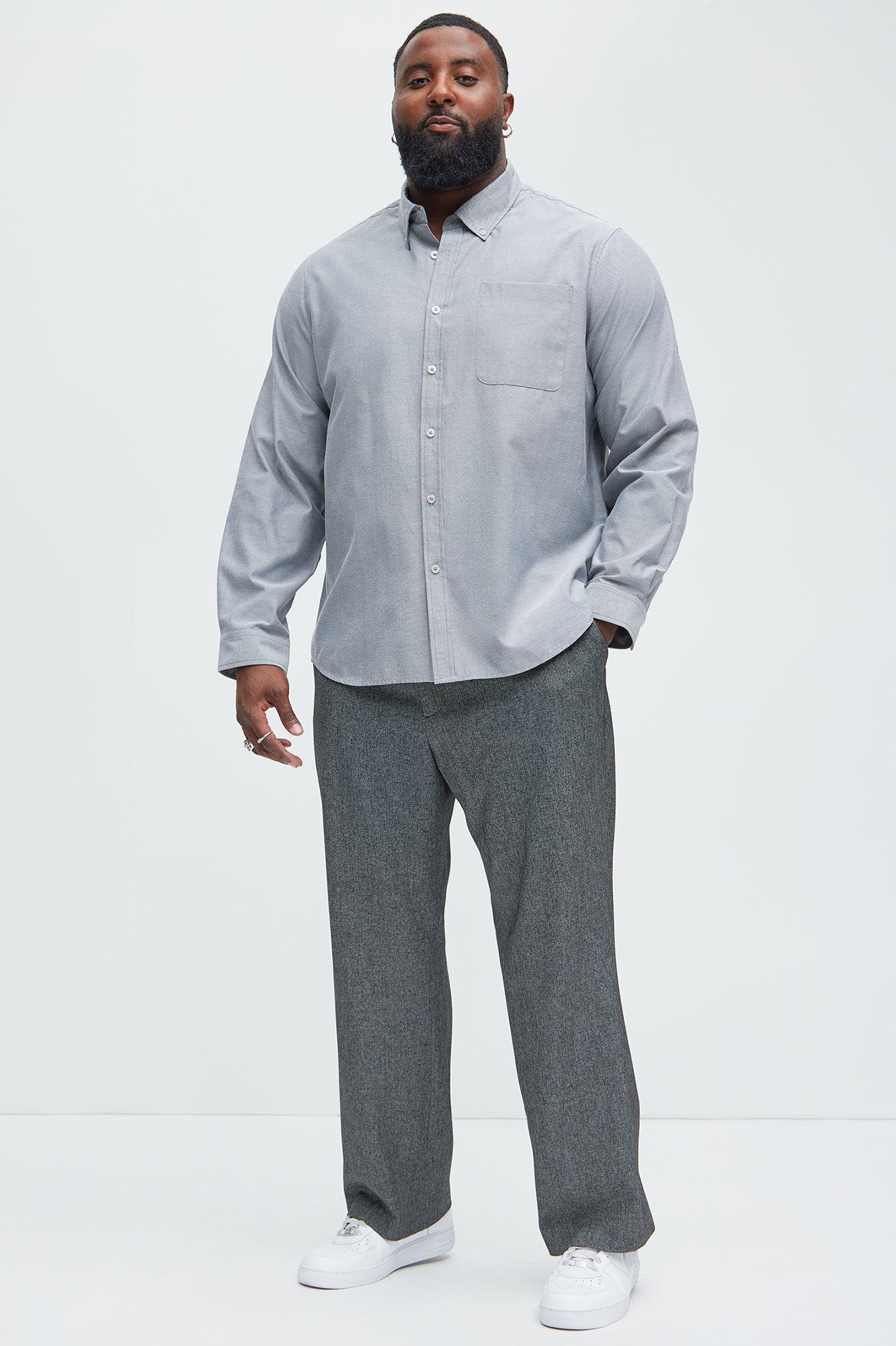Oxford Classic Shirt - Grey Product Image