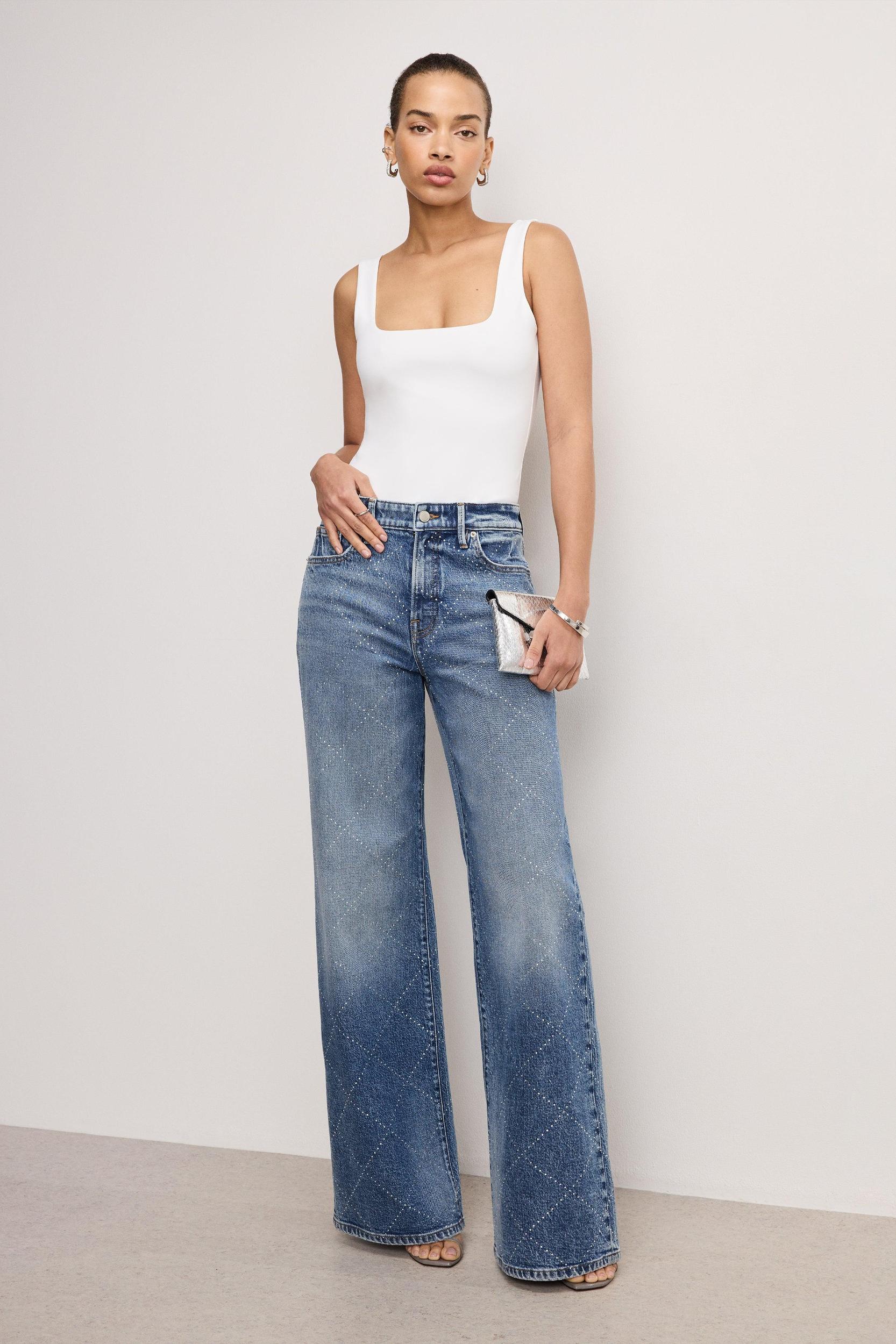 GOOD EASE RELAXED DIAMOND JEANS | INDIGO827 Product Image