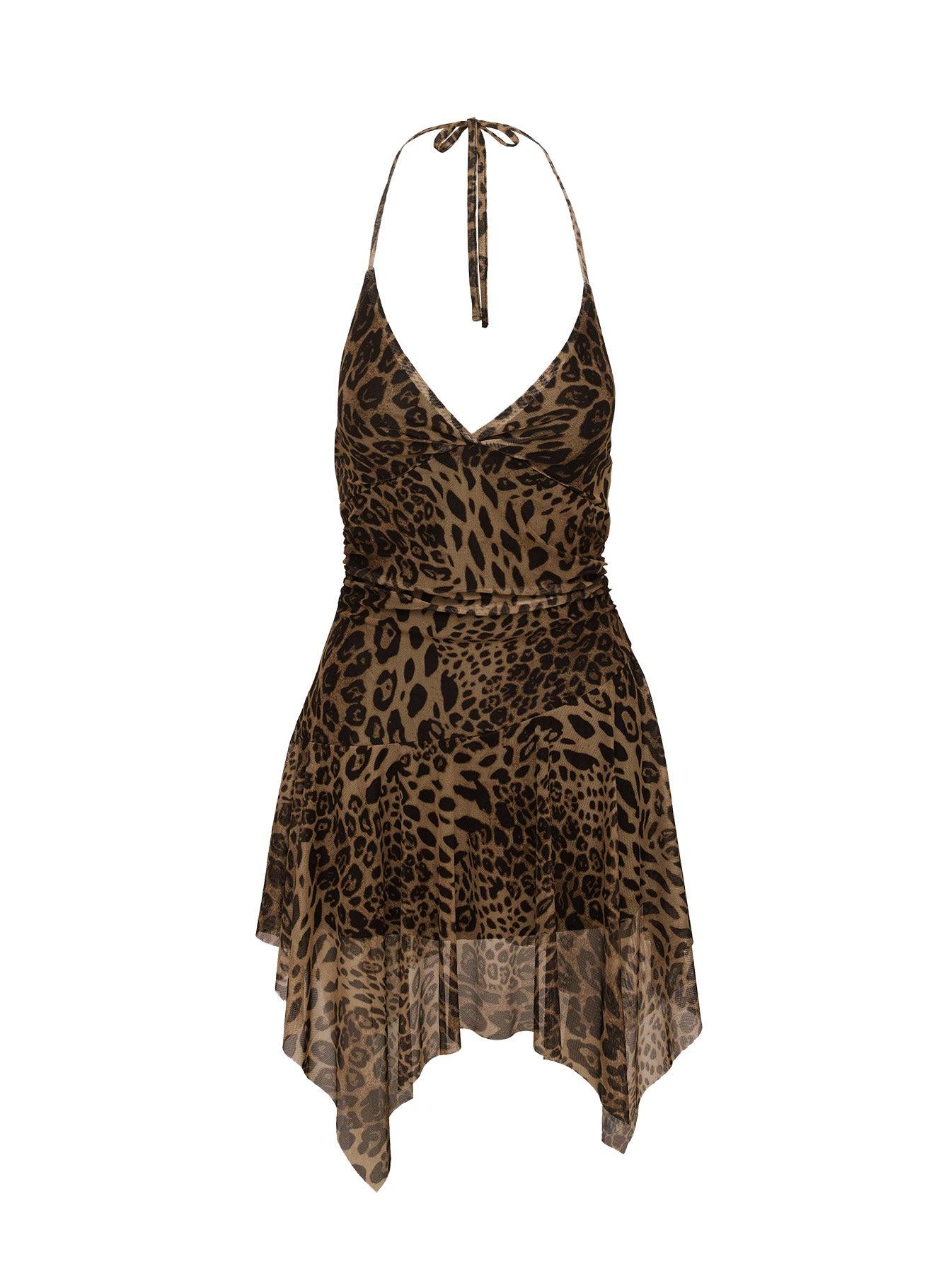 Sabetha Mini Dress Leopard Product Image