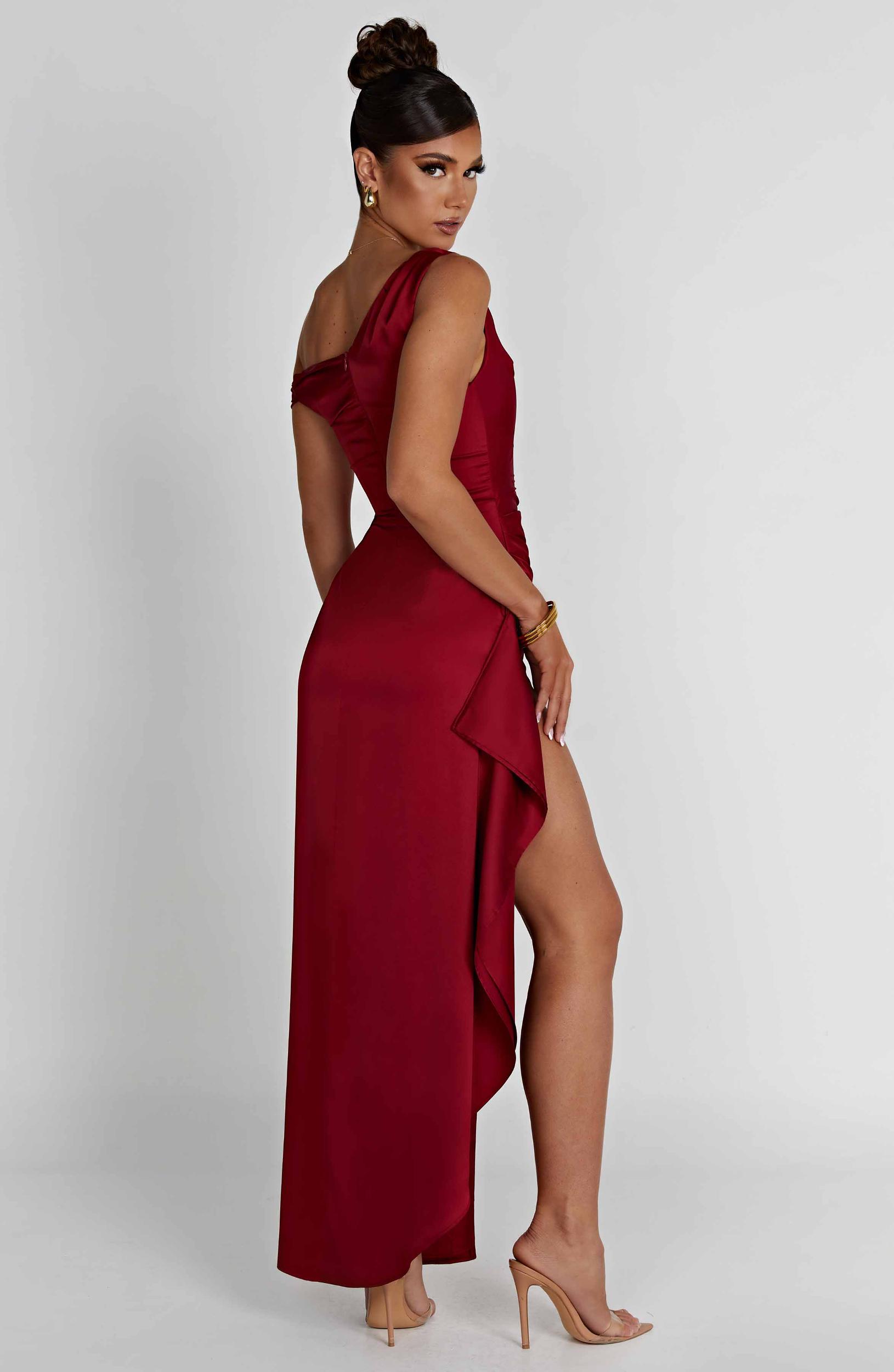 Juliene Maxi Dress - Wine Product Image