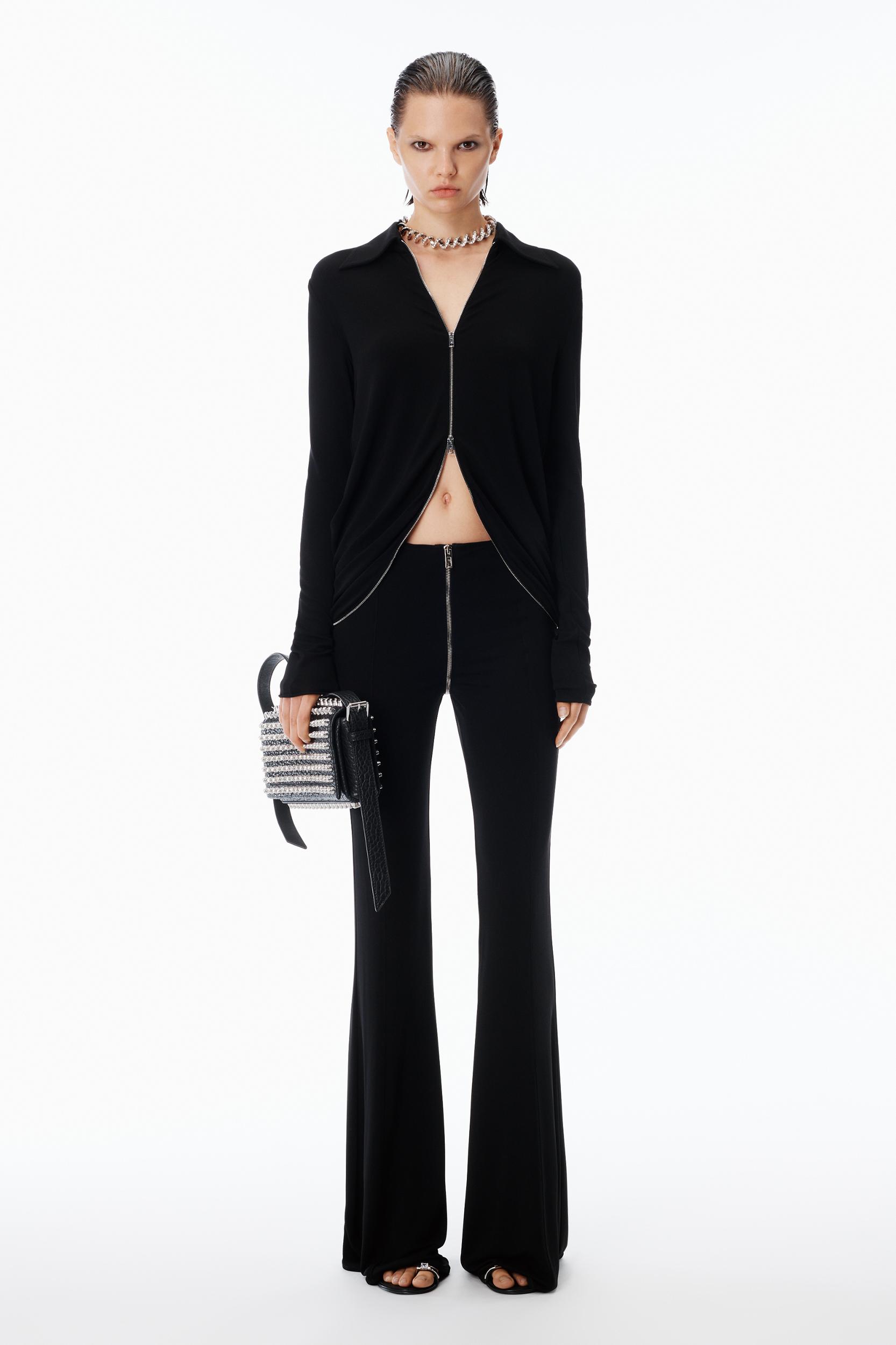Mid-rise Zip Pant In Jersey Product Image