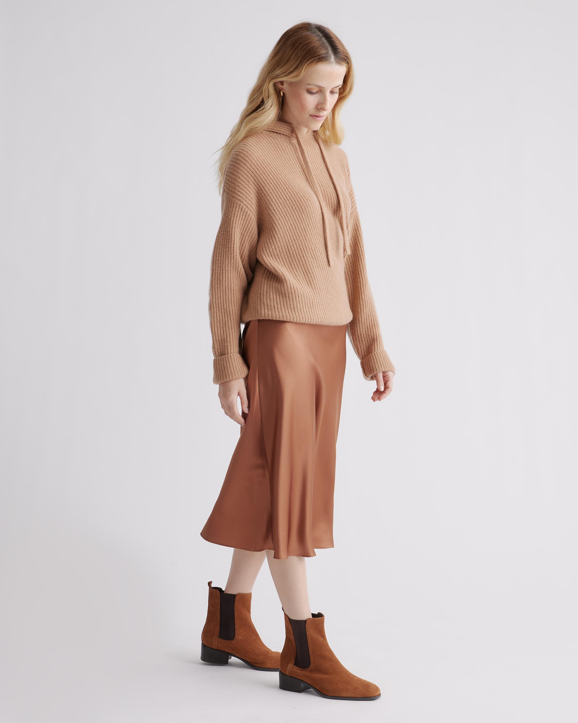 Quince | Women's Skirt Size XL, Silk Product Image