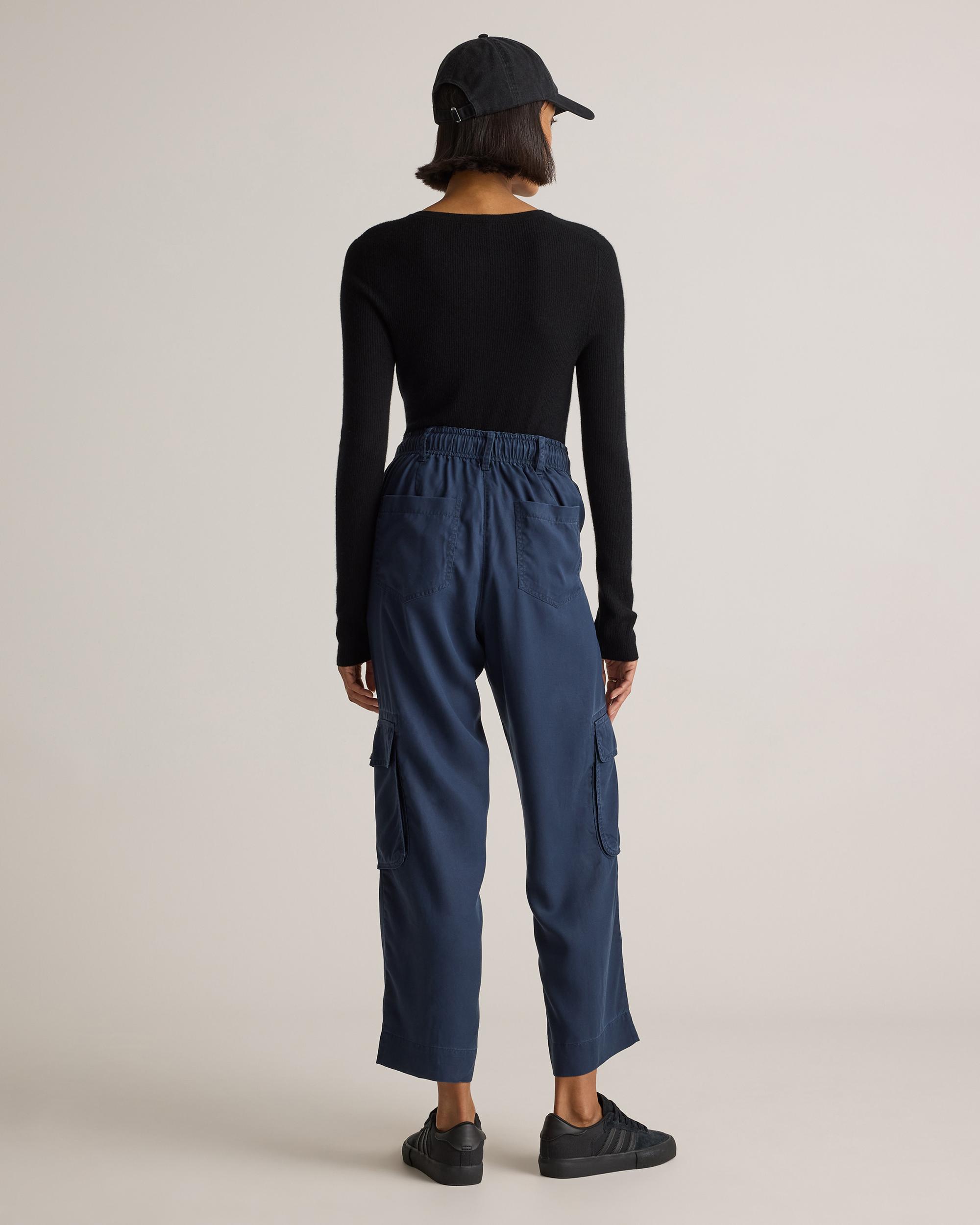 Quince | Women's Vintage Wash Tencel Drawstring Cargo Pants Size XS Product Image