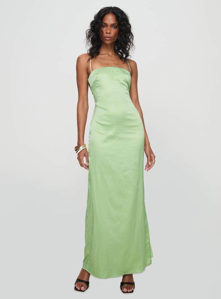 Roselyn Maxi Dress Sage Product Image