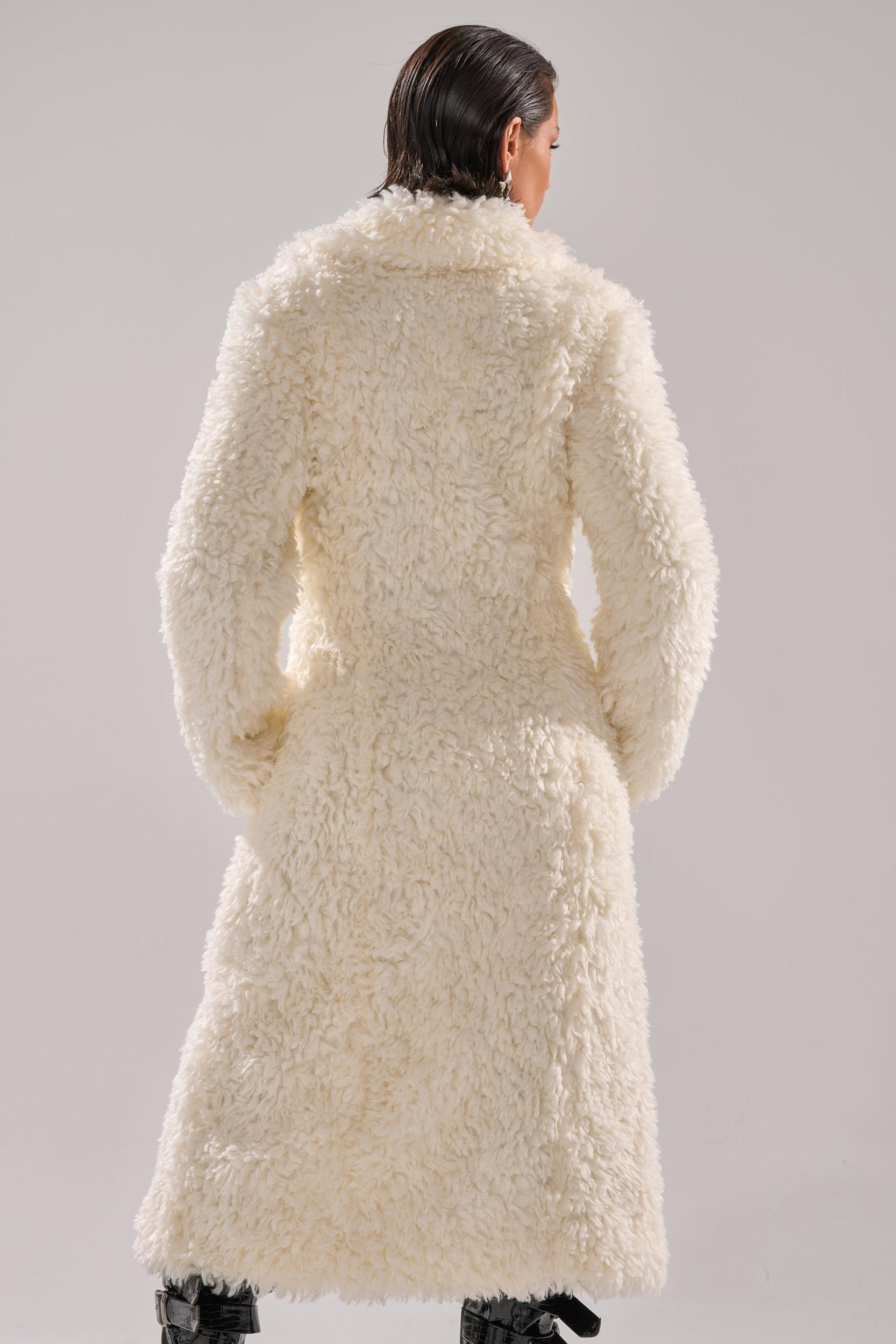 BUY ME ROSES CORSETED FUR COAT Product Image