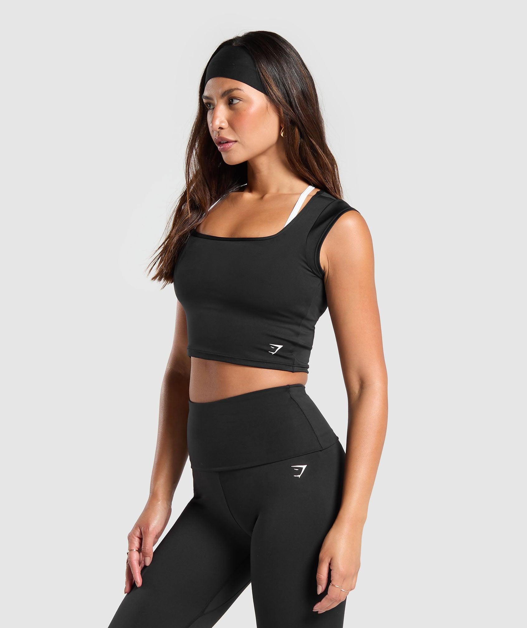 Everyday Cap Sleeve Crop Top Product Image