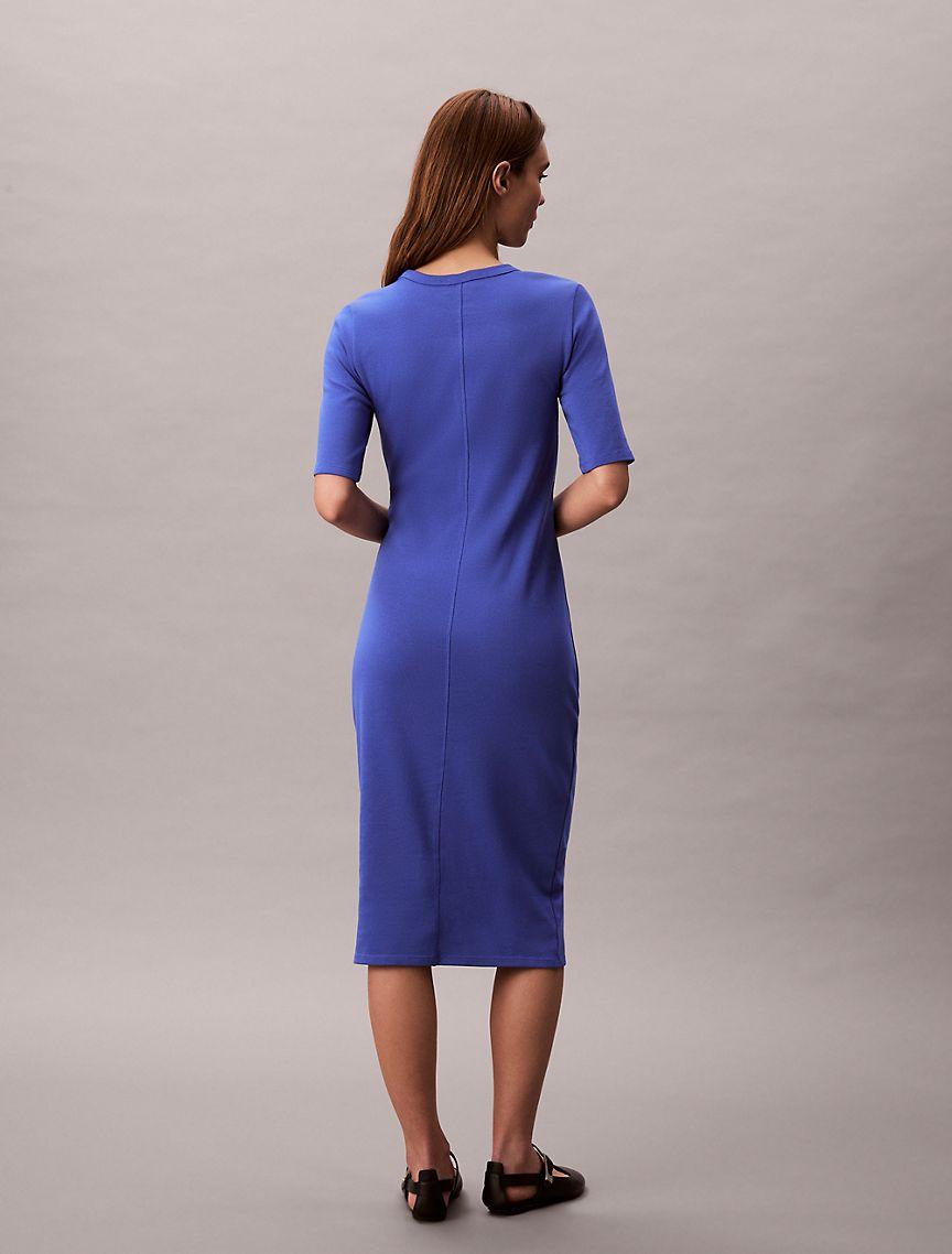 Cotton Contour Midi Dress Product Image