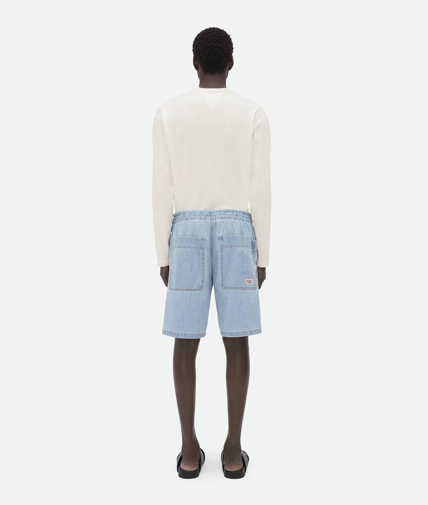 Men's Light Bleached Elasticated Denim in Light bleach Product Image