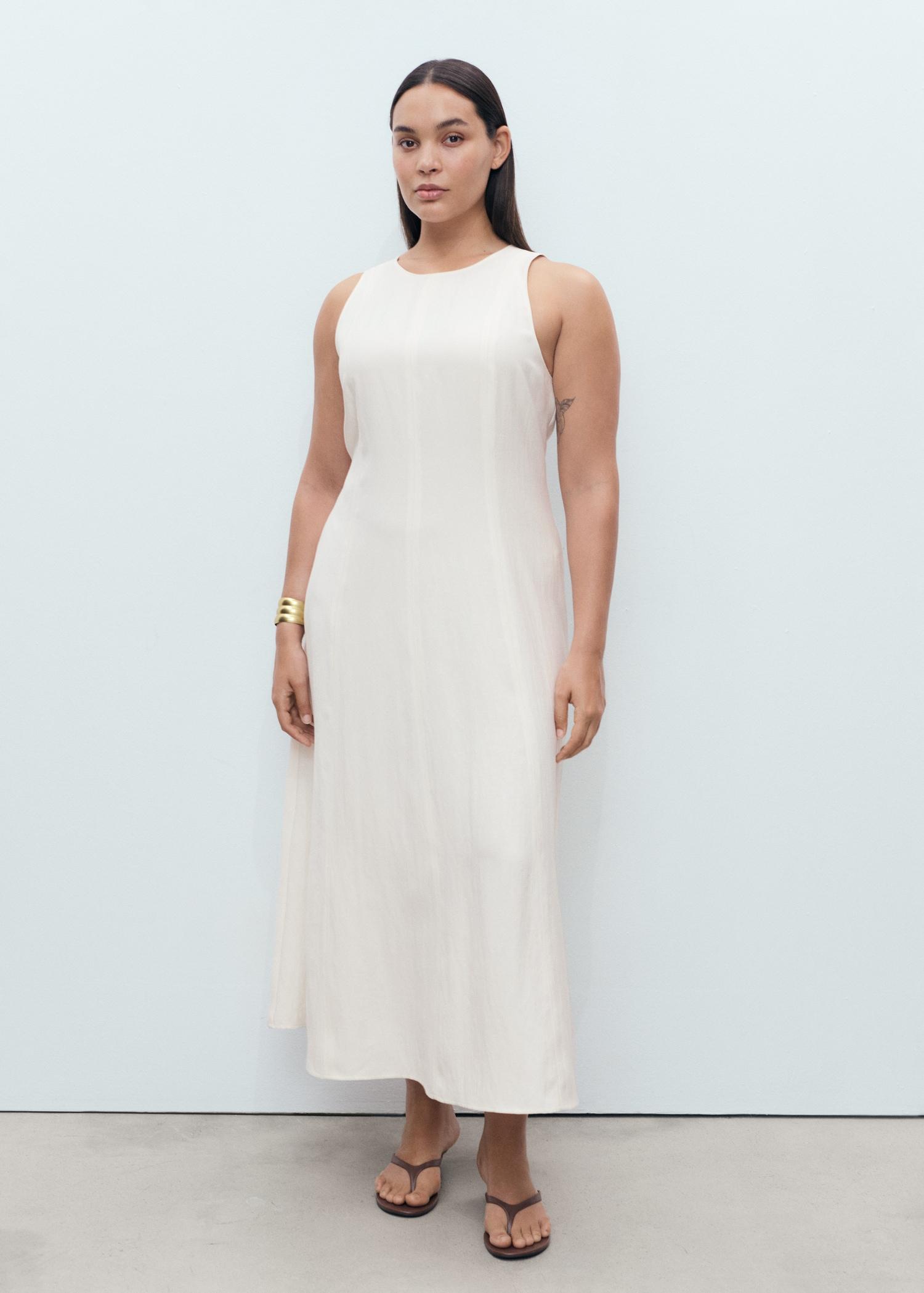 Flared midi-dress - Women | MANGO USA Product Image