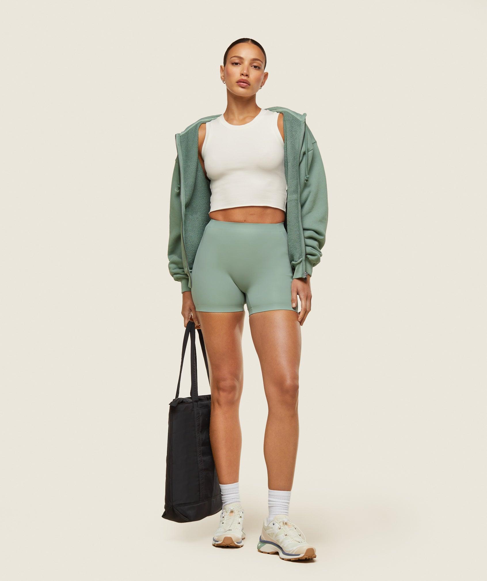 Gymshark everywear Ribbed Body Tank - Soft White Female Product Image