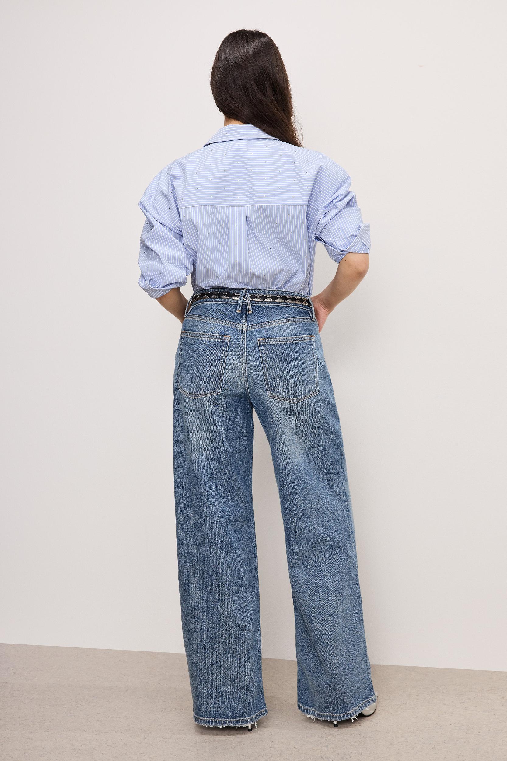 GOOD EASE PETITE RELAXED JEANS | INDIGO575 Product Image