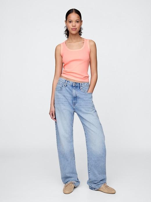 Organic Cotton VintageSoft Crop T-Shirt Product Image